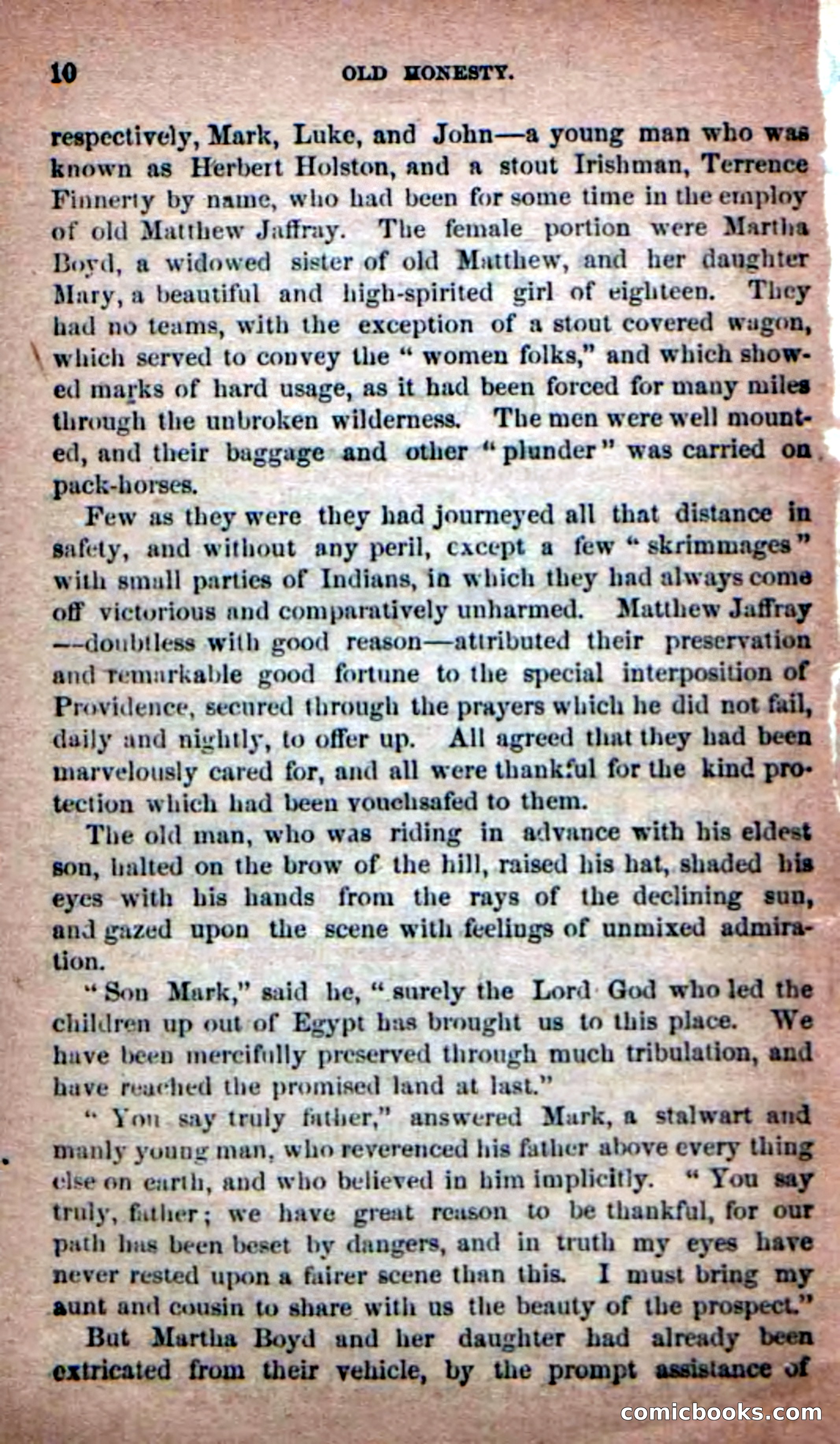 Beadle's New Dime Novels: Old Honesty — page 6 of 98