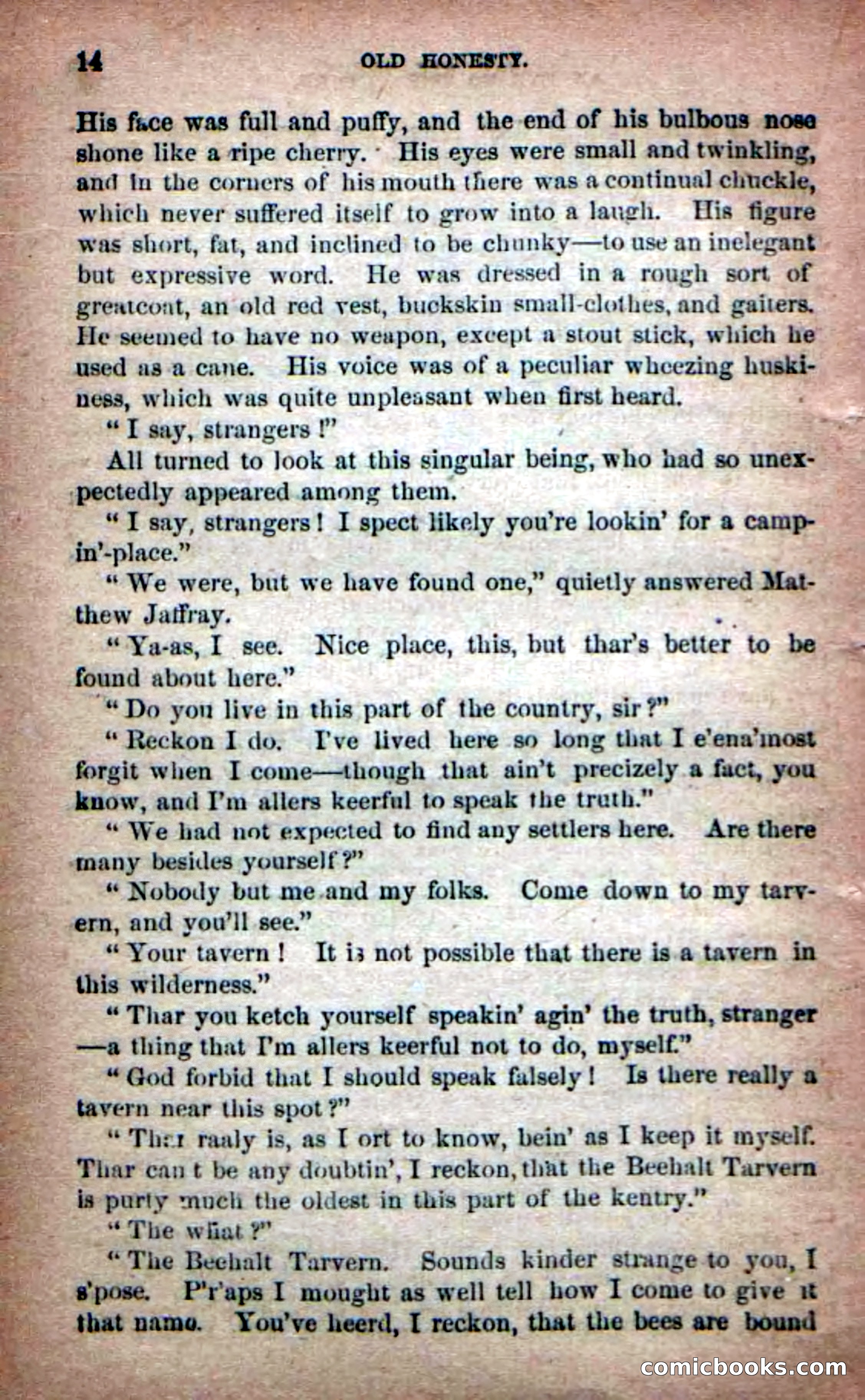 Beadle's New Dime Novels: Old Honesty — page 10 of 98