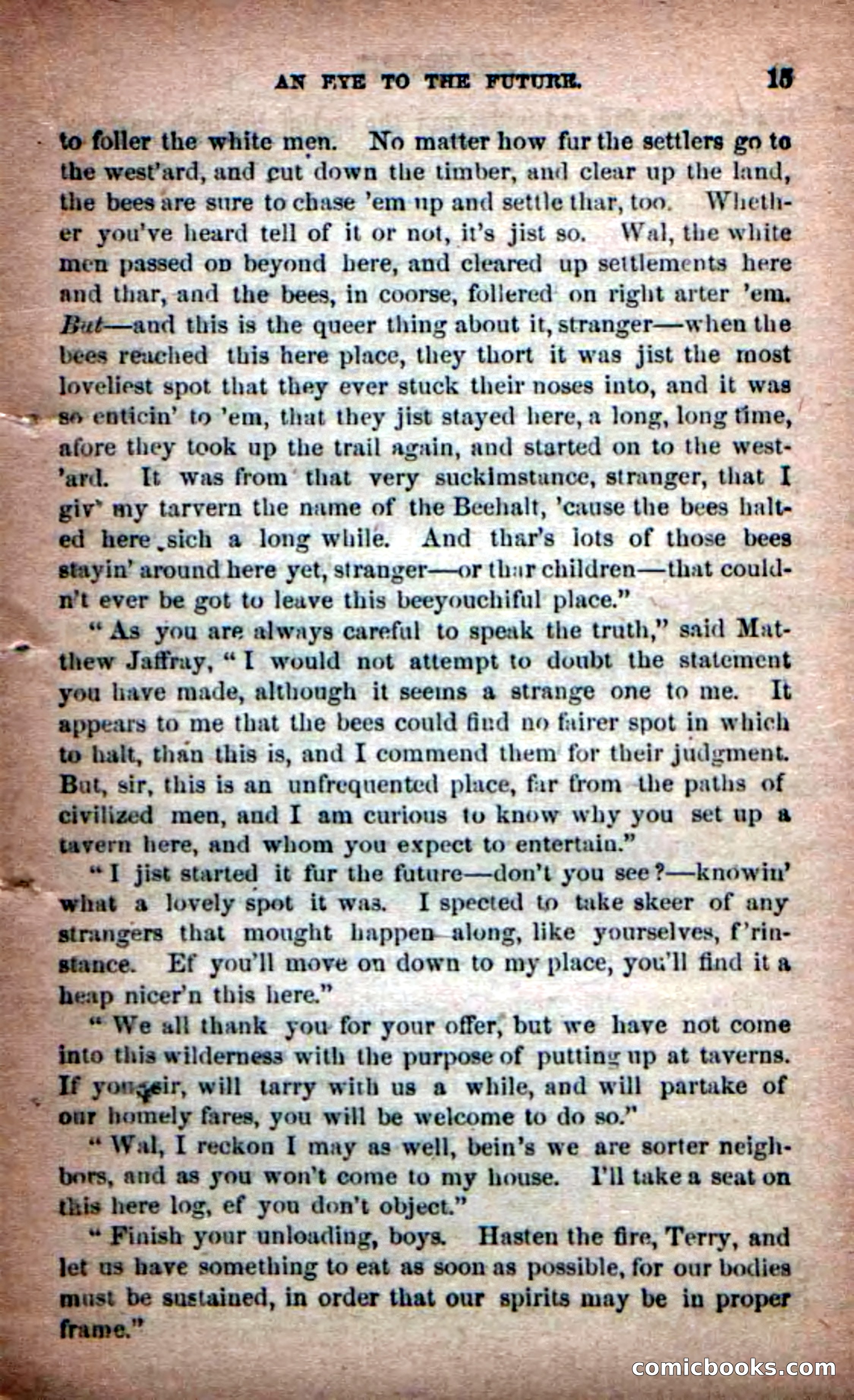 Beadle's New Dime Novels: Old Honesty — page 11 of 98