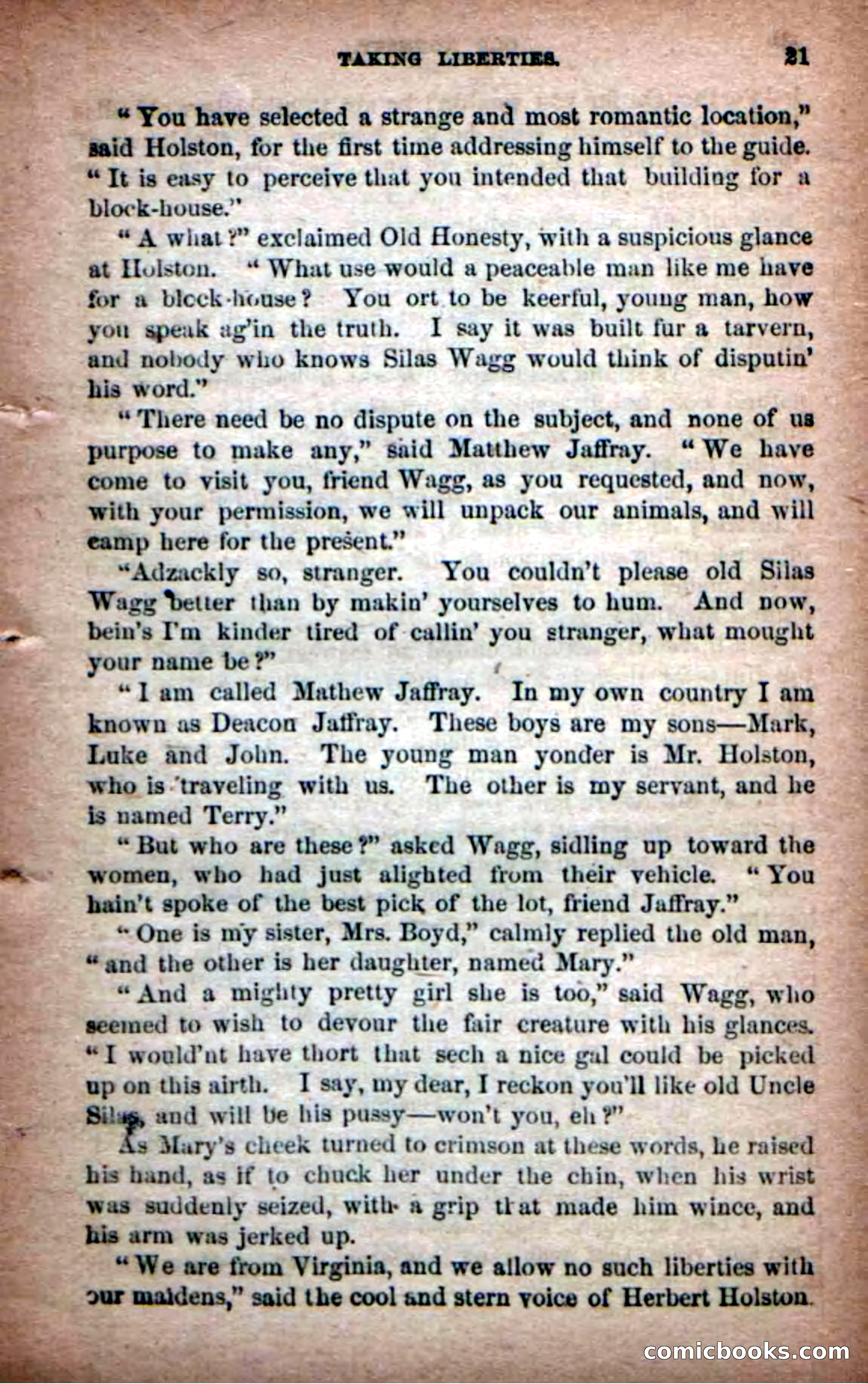 Beadle's New Dime Novels: Old Honesty — page 17 of 98
