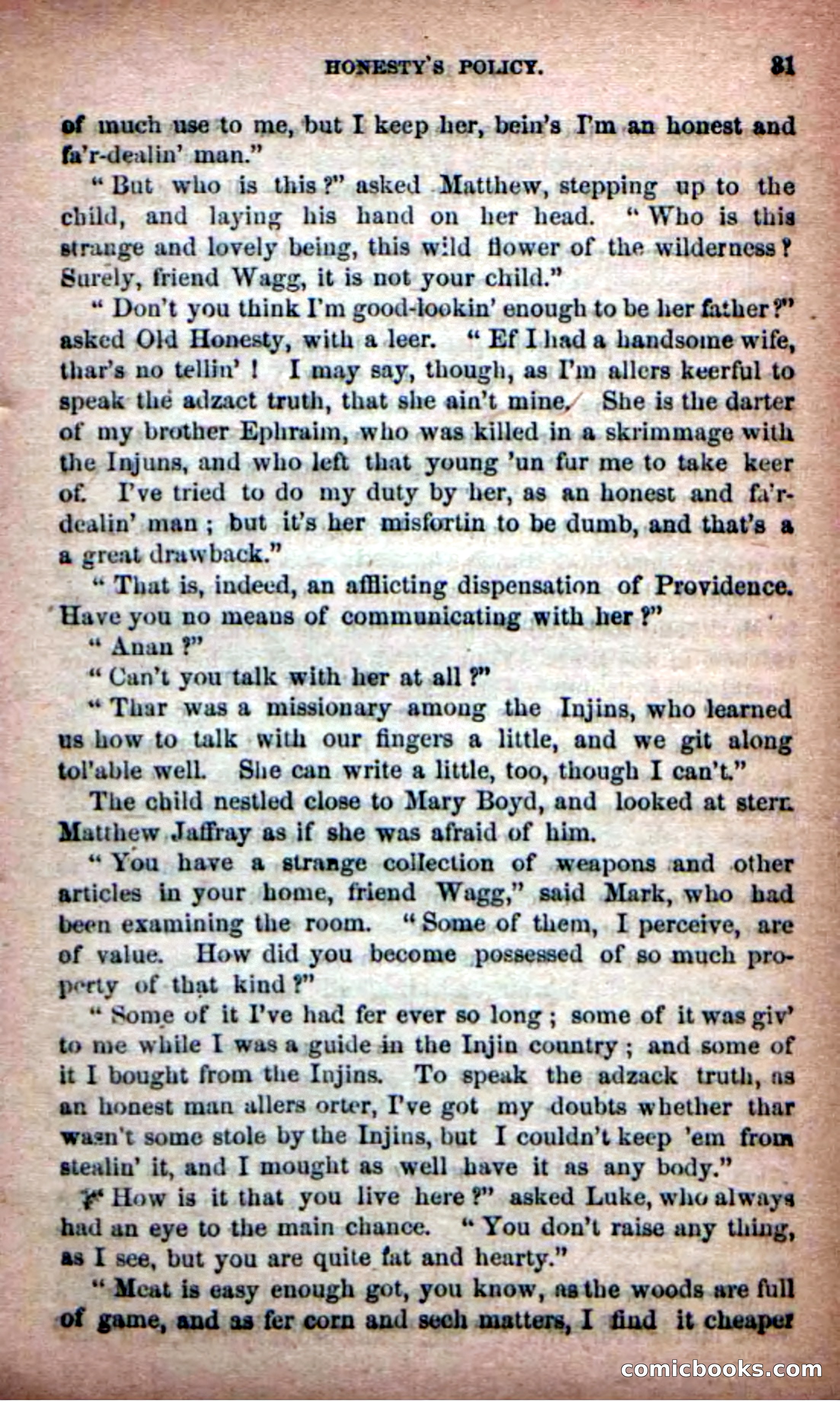 Beadle's New Dime Novels: Old Honesty — page 27 of 98
