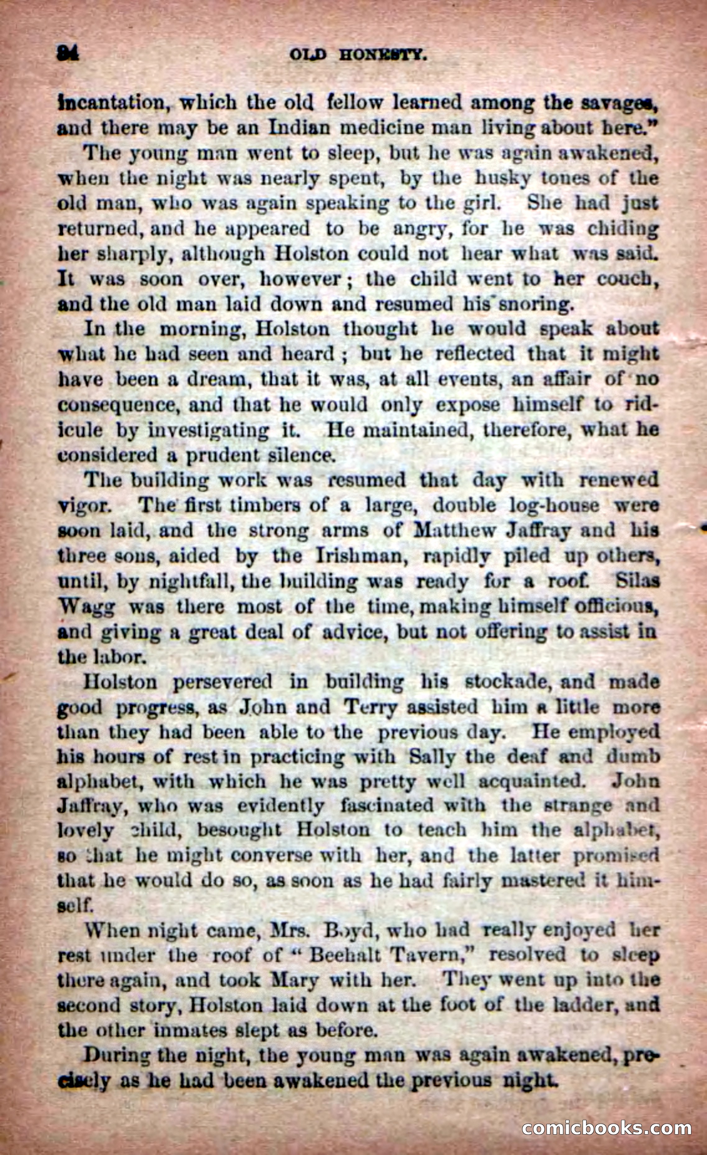 Beadle's New Dime Novels: Old Honesty — page 30 of 98
