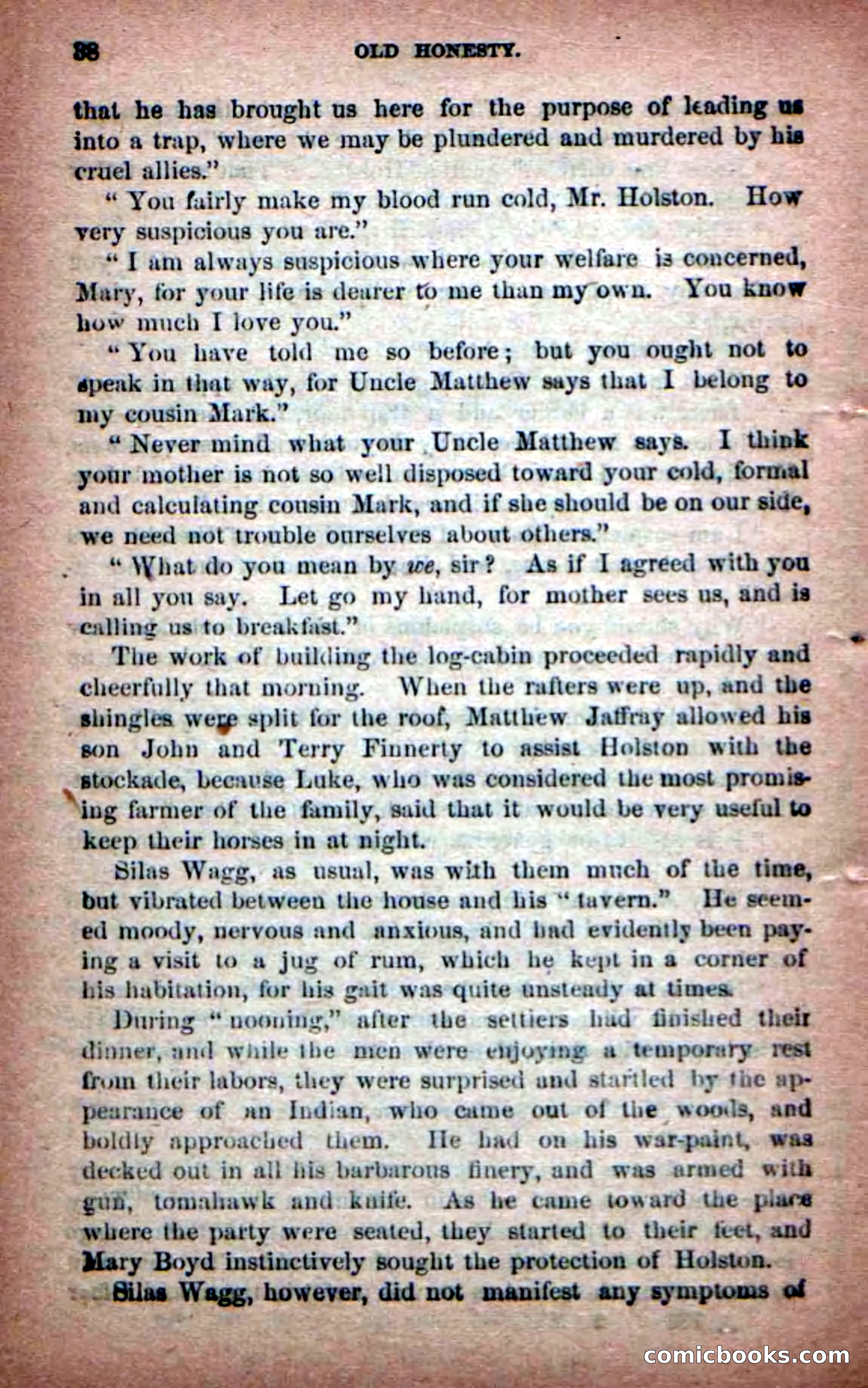 Beadle's New Dime Novels: Old Honesty — page 34 of 98