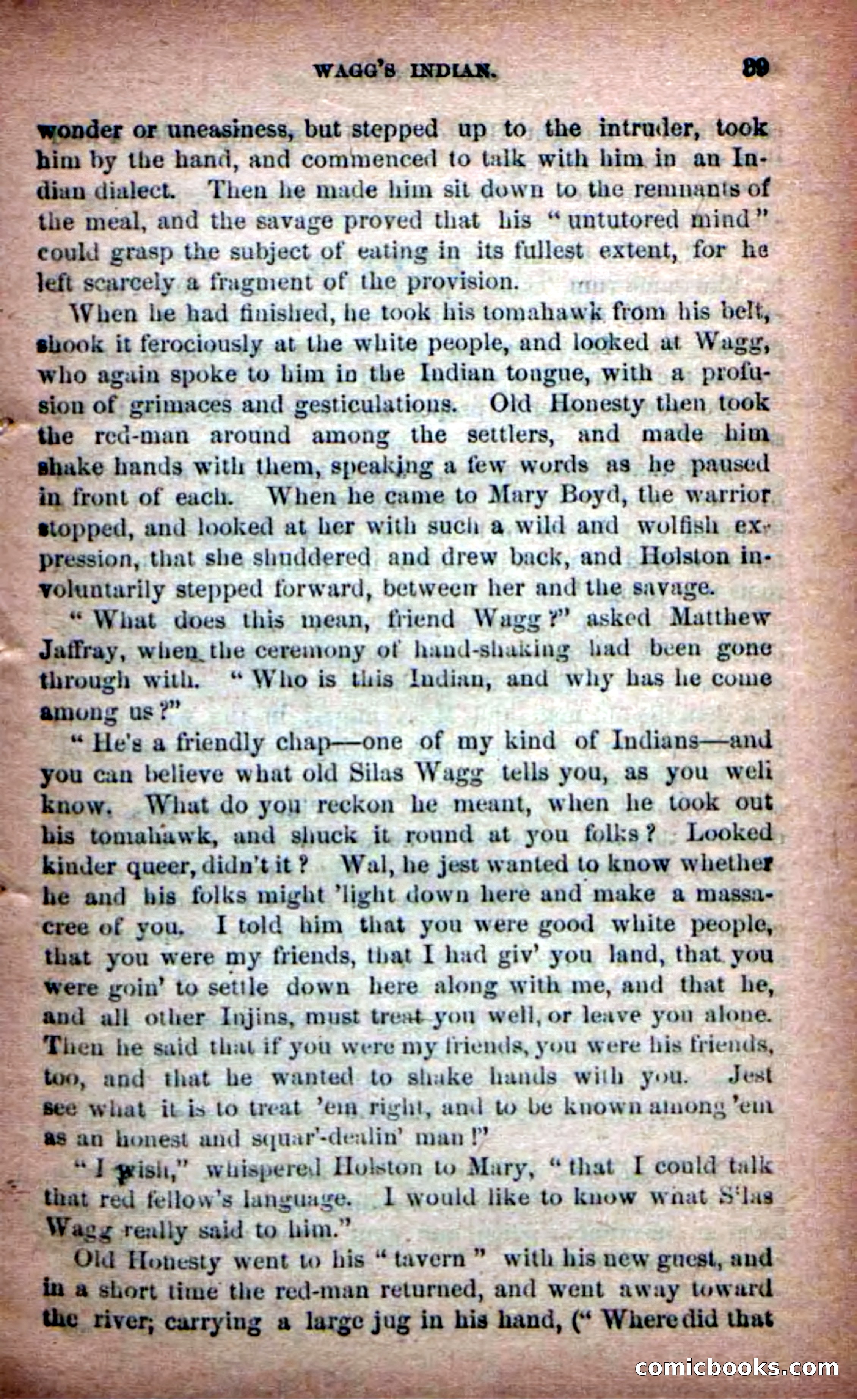 Beadle's New Dime Novels: Old Honesty — page 35 of 98