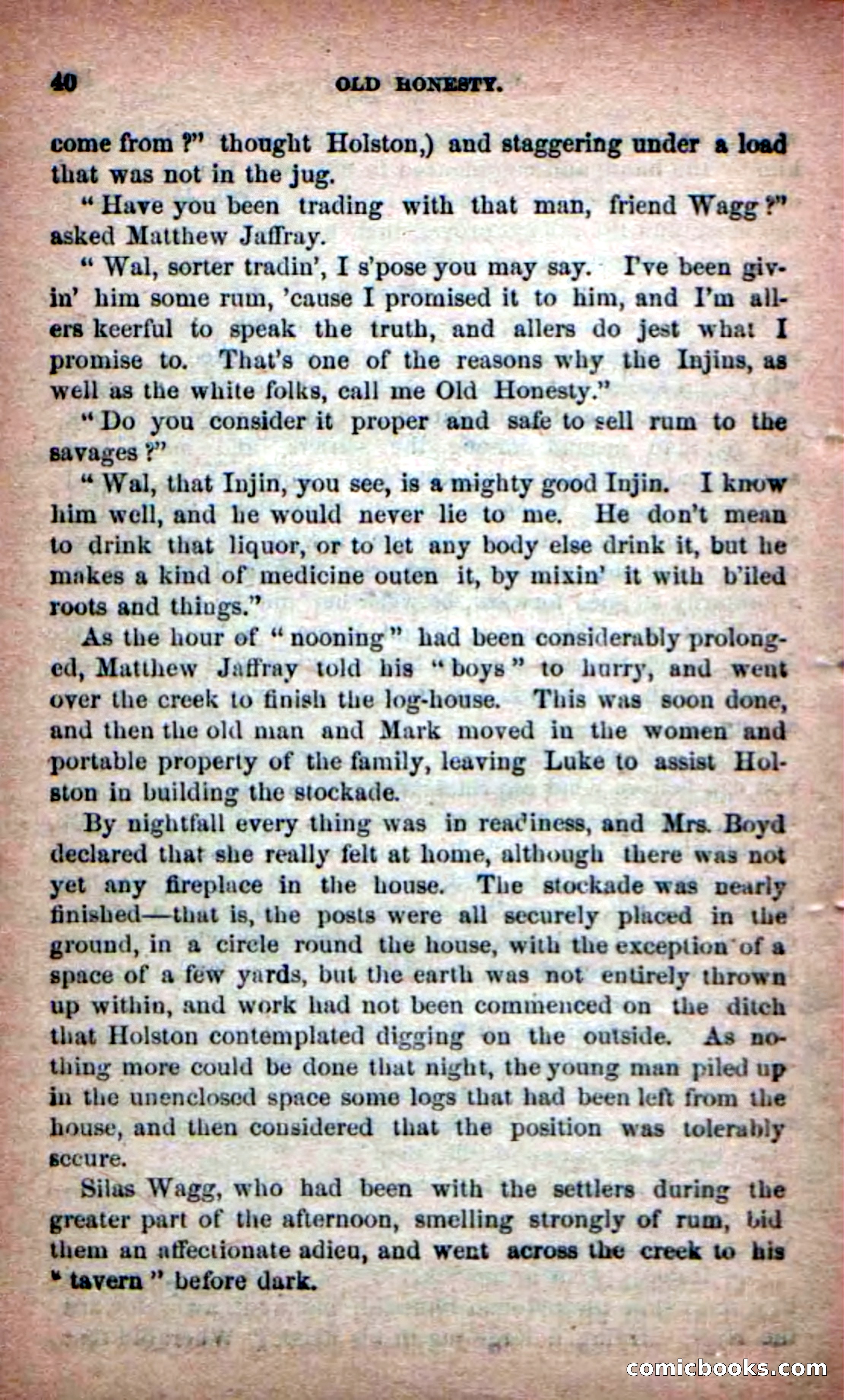 Beadle's New Dime Novels: Old Honesty — page 36 of 98