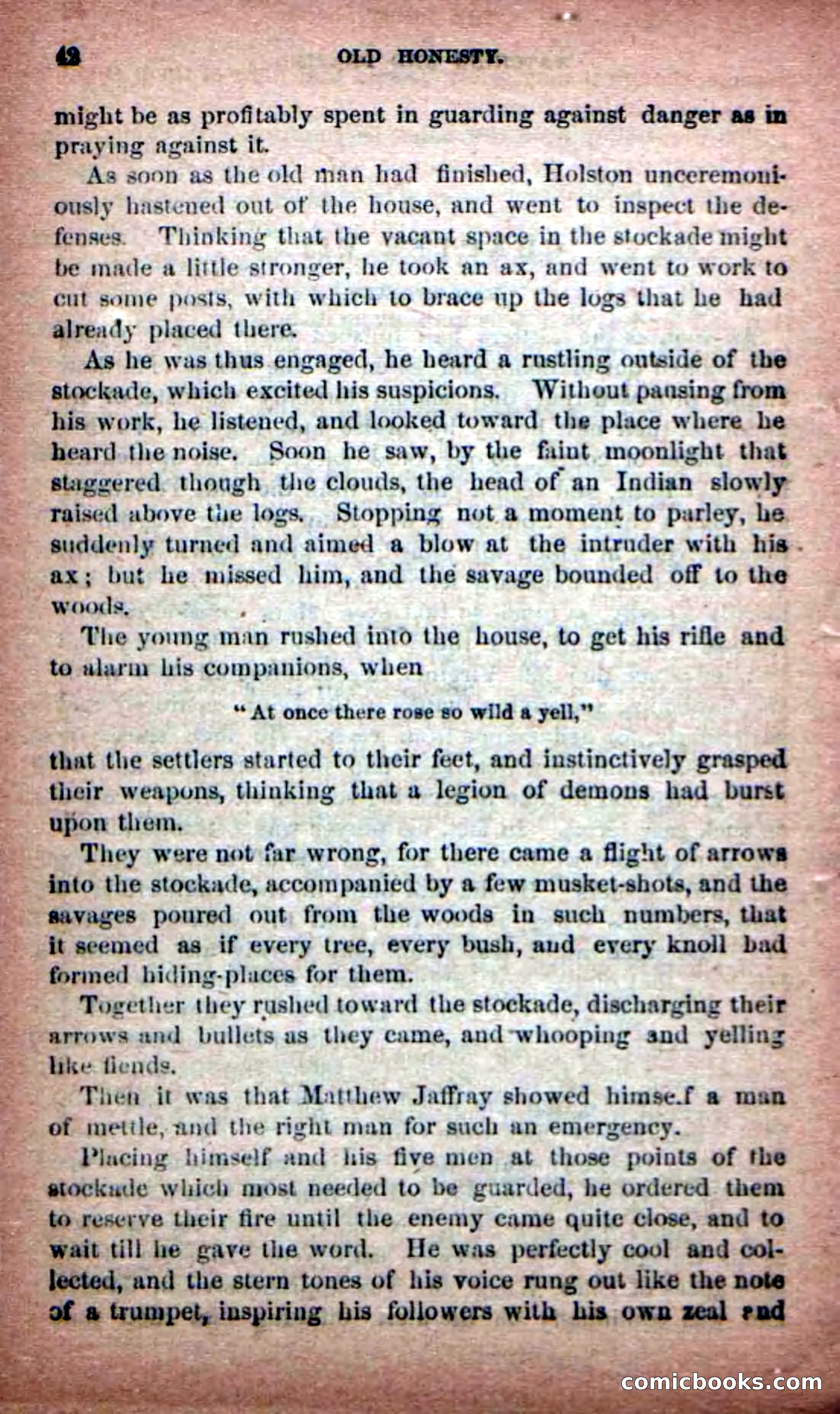 Beadle's New Dime Novels: Old Honesty — page 38 of 98