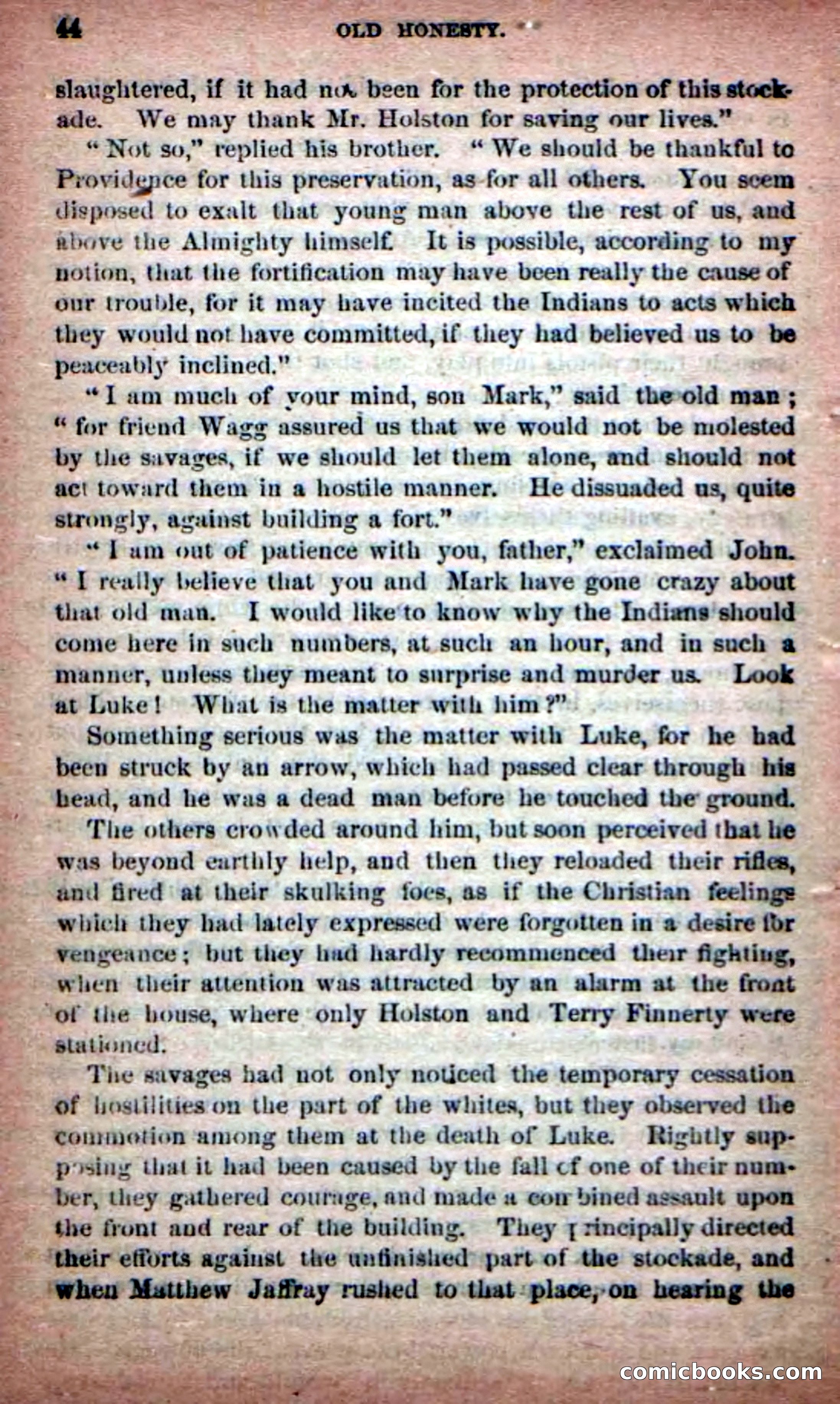 Beadle's New Dime Novels: Old Honesty — page 40 of 98
