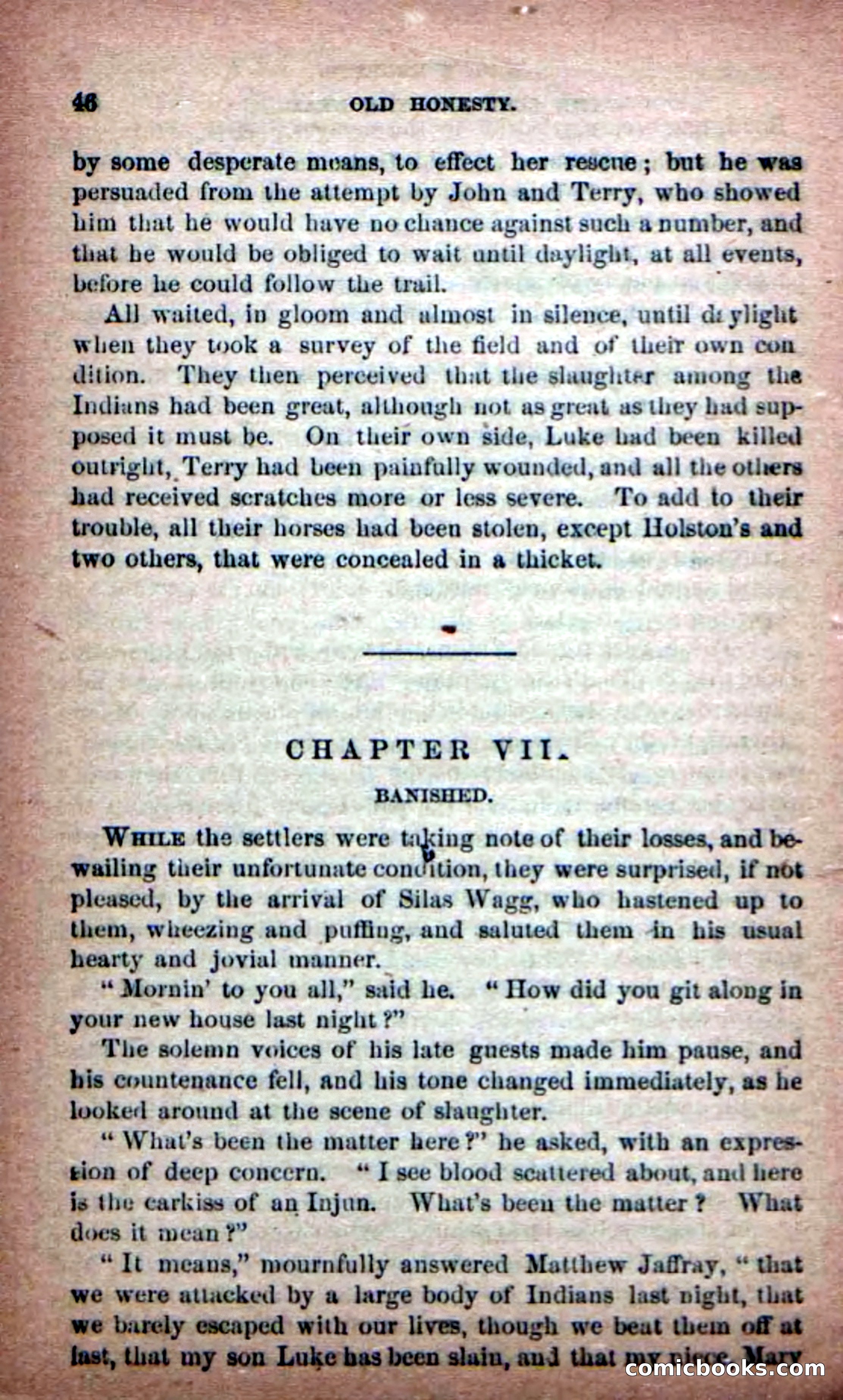 Beadle's New Dime Novels: Old Honesty — page 42 of 98