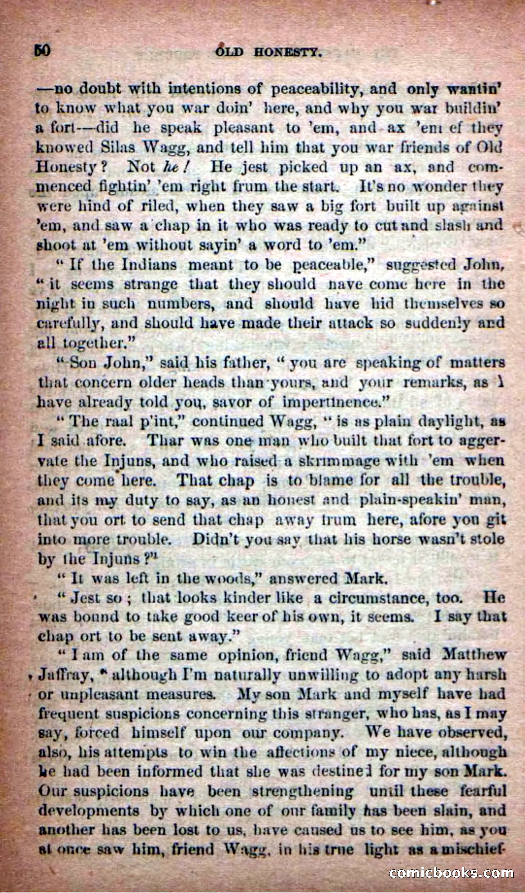 Beadle's New Dime Novels: Old Honesty — page 46 of 98