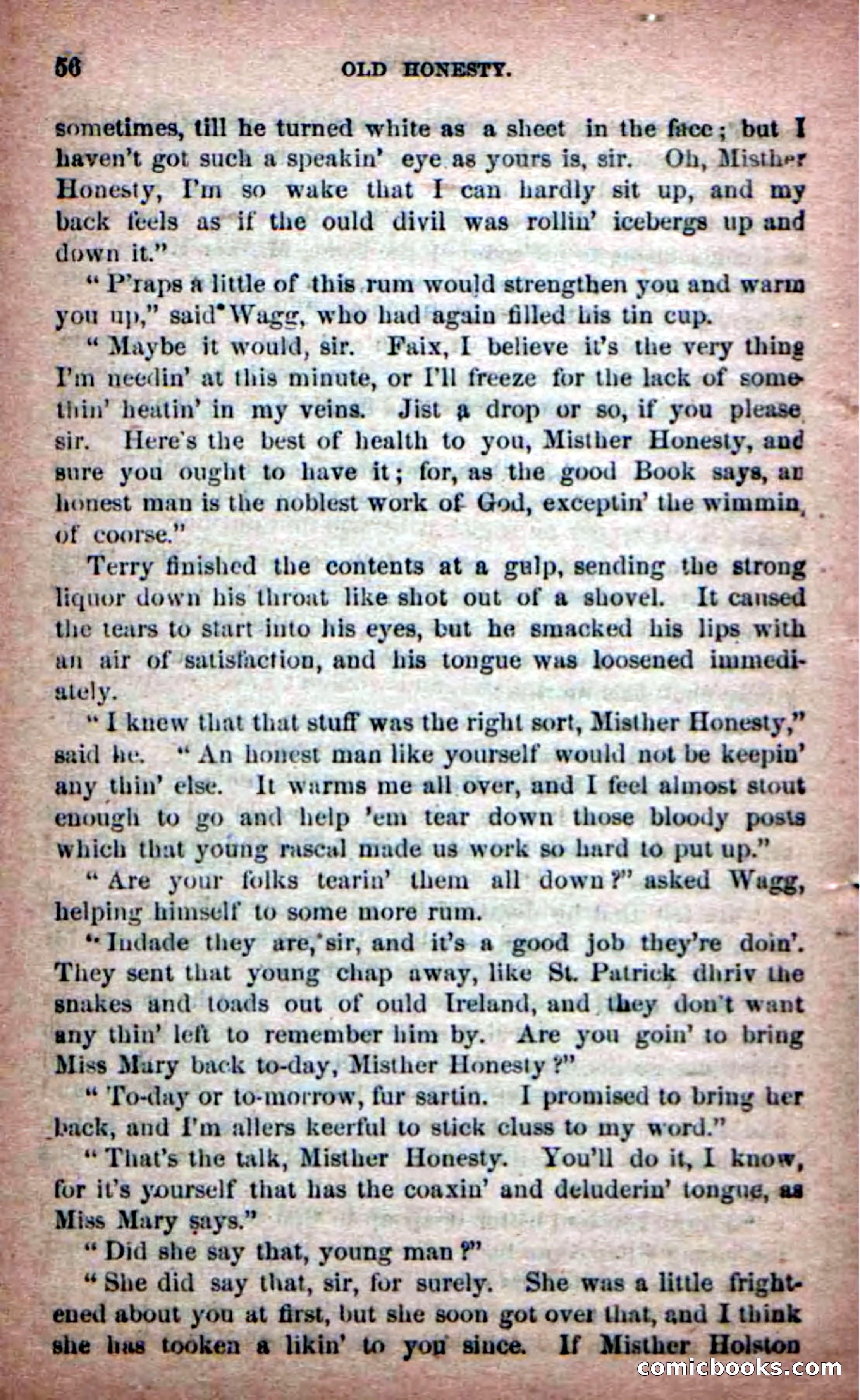 Beadle's New Dime Novels: Old Honesty — page 52 of 98