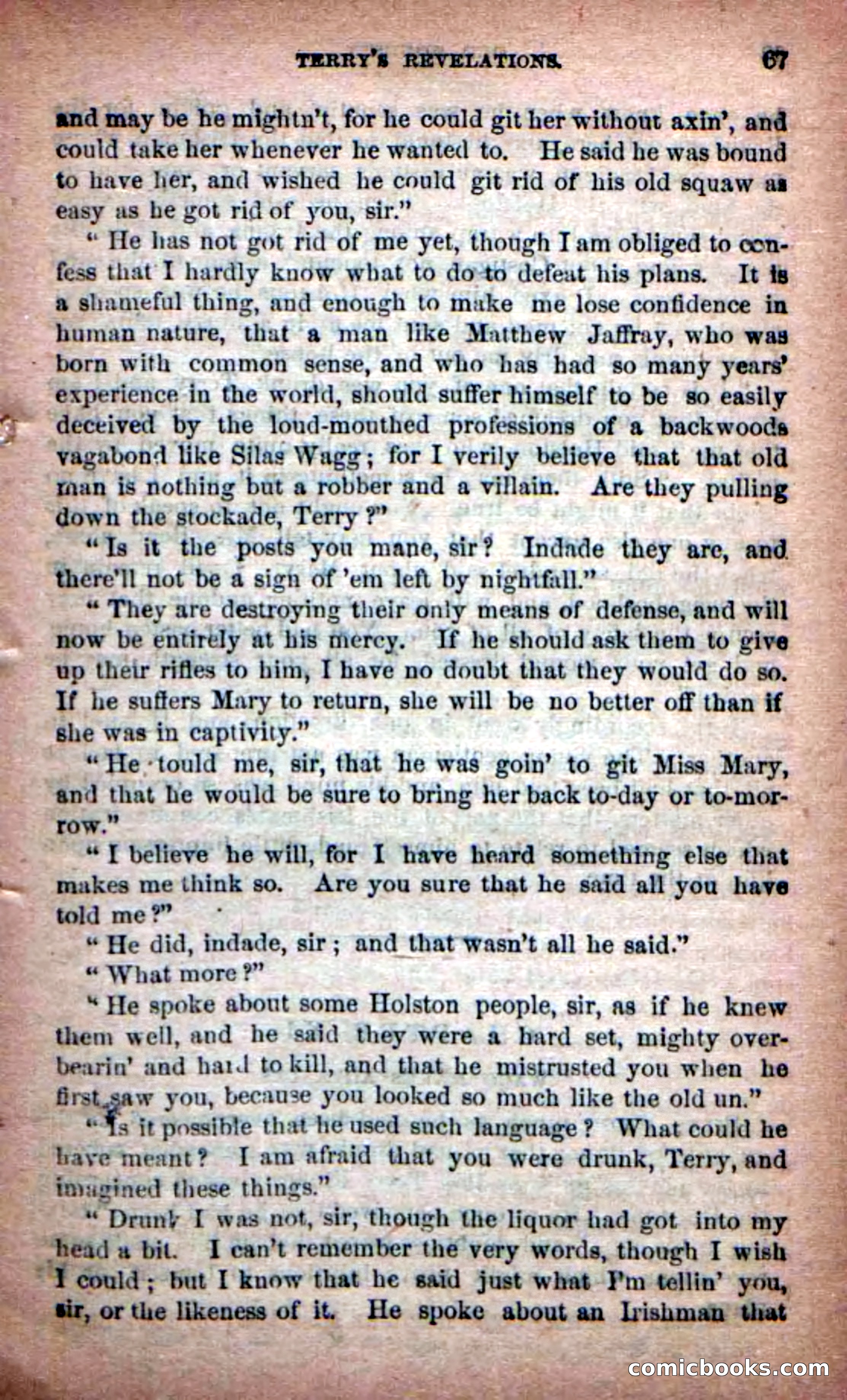 Beadle's New Dime Novels: Old Honesty — page 63 of 98