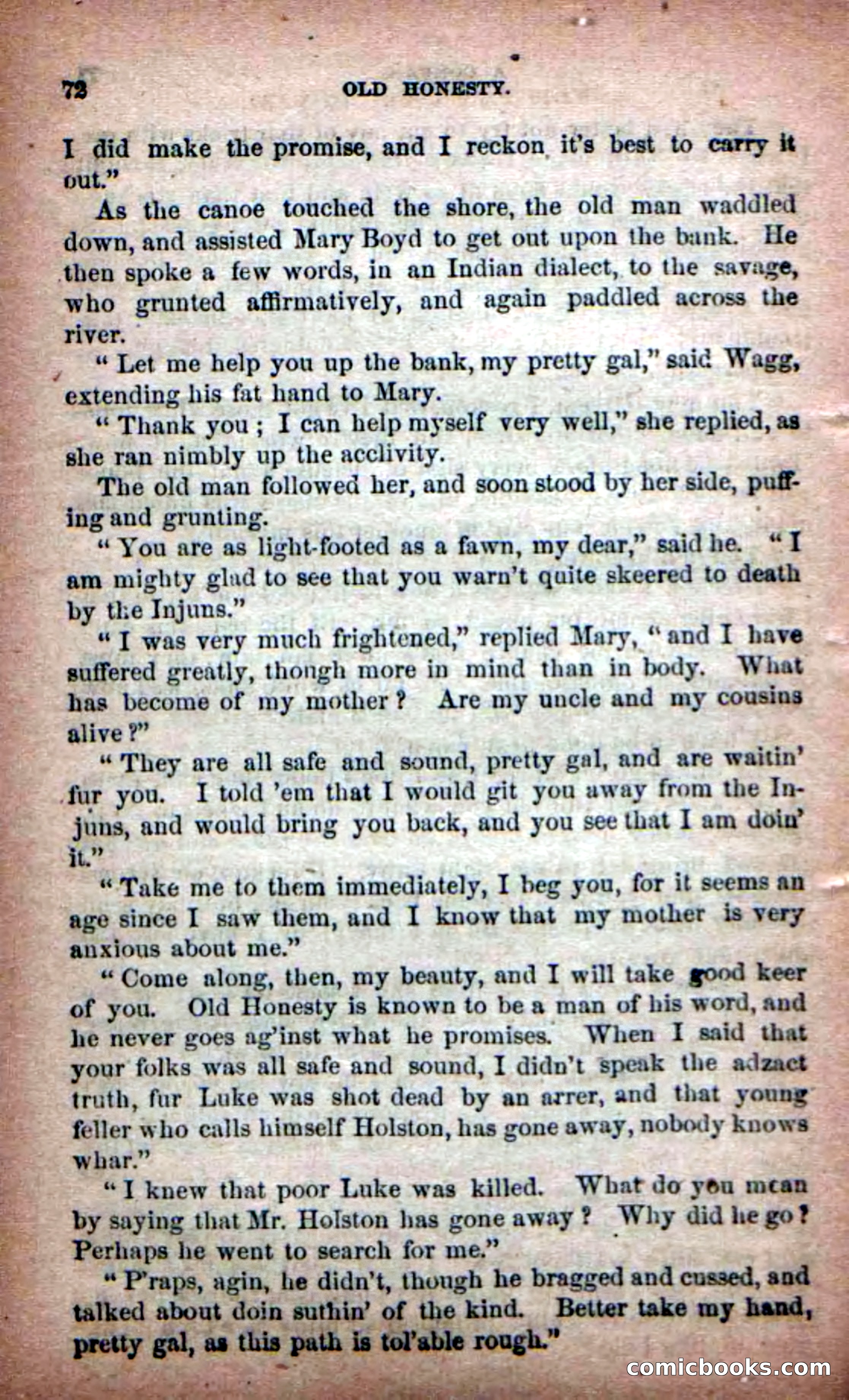 Beadle's New Dime Novels: Old Honesty — page 68 of 98