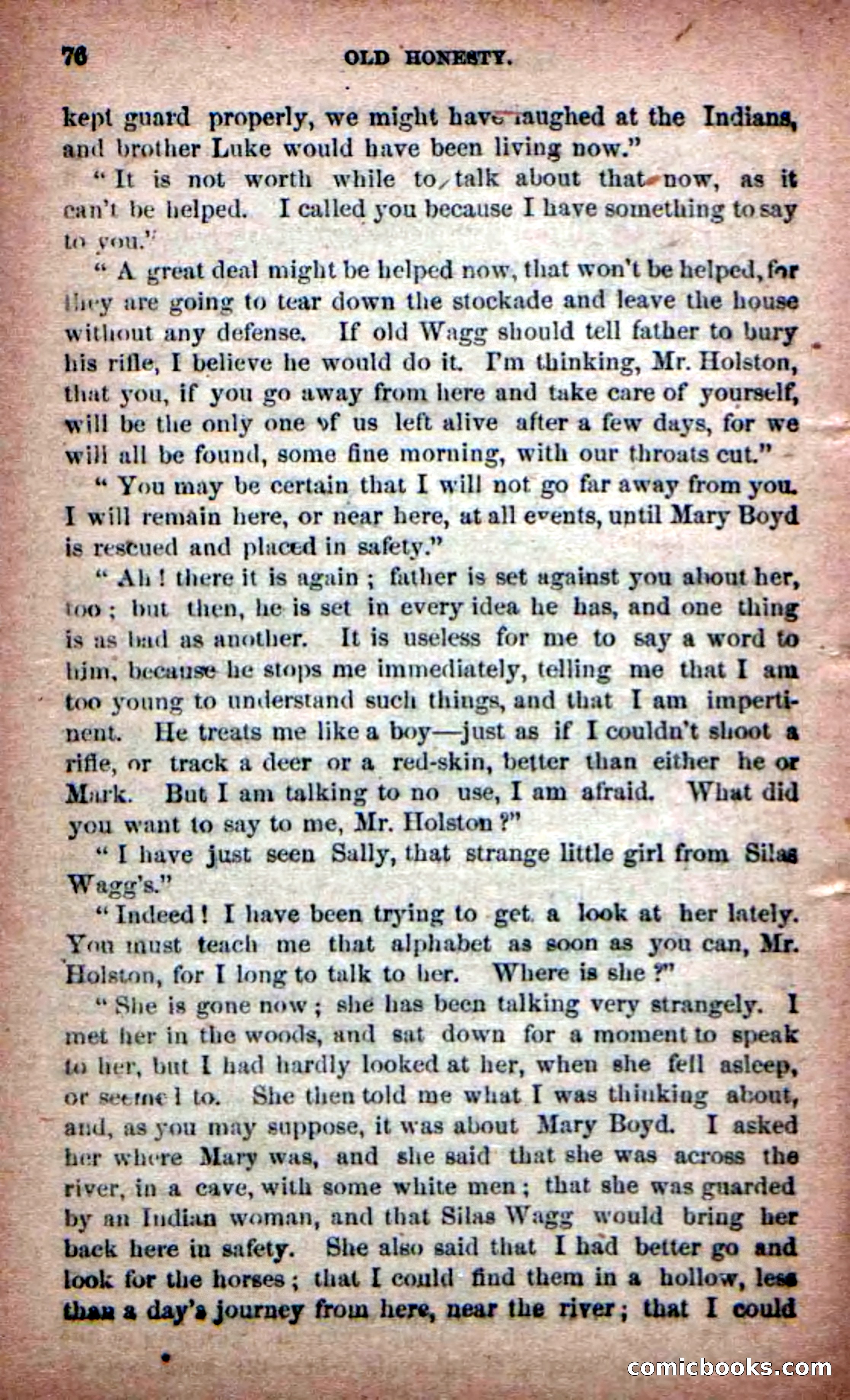 Beadle's New Dime Novels: Old Honesty — page 72 of 98