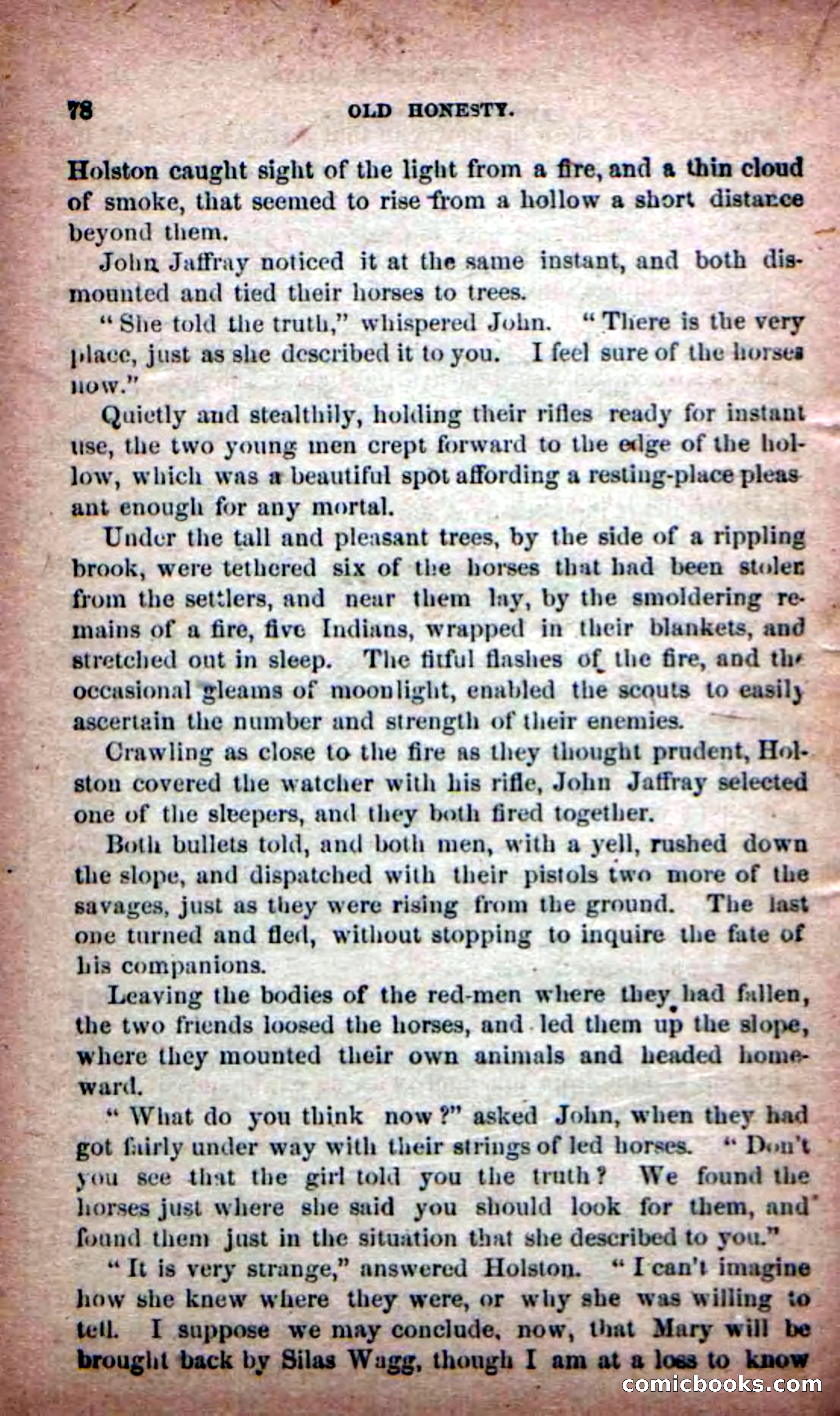 Beadle's New Dime Novels: Old Honesty — page 74 of 98