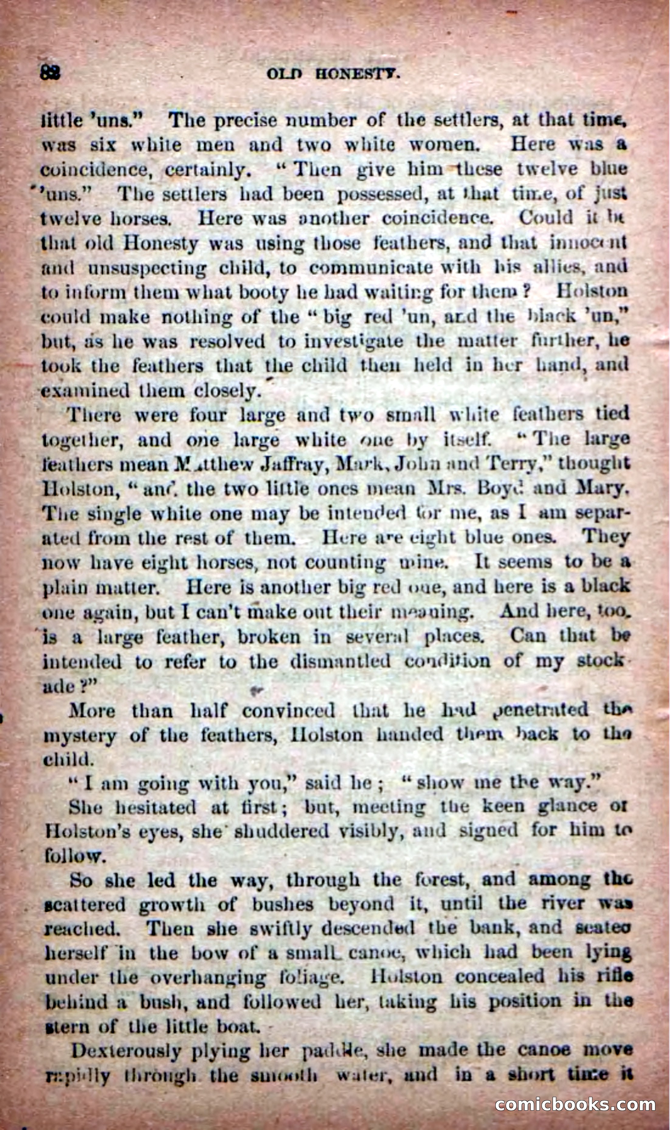 Beadle's New Dime Novels: Old Honesty — page 78 of 98