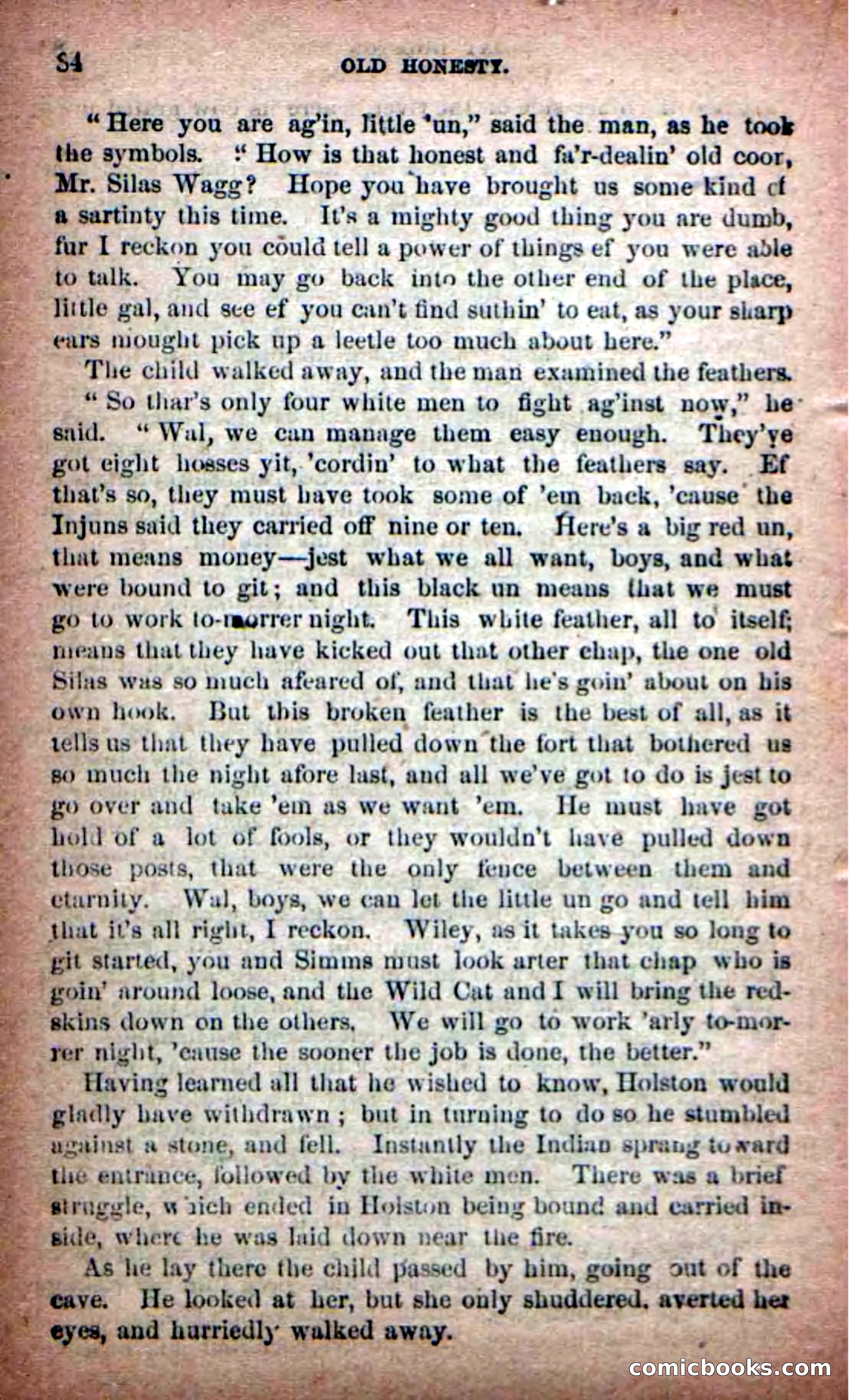 Beadle's New Dime Novels: Old Honesty — page 80 of 98