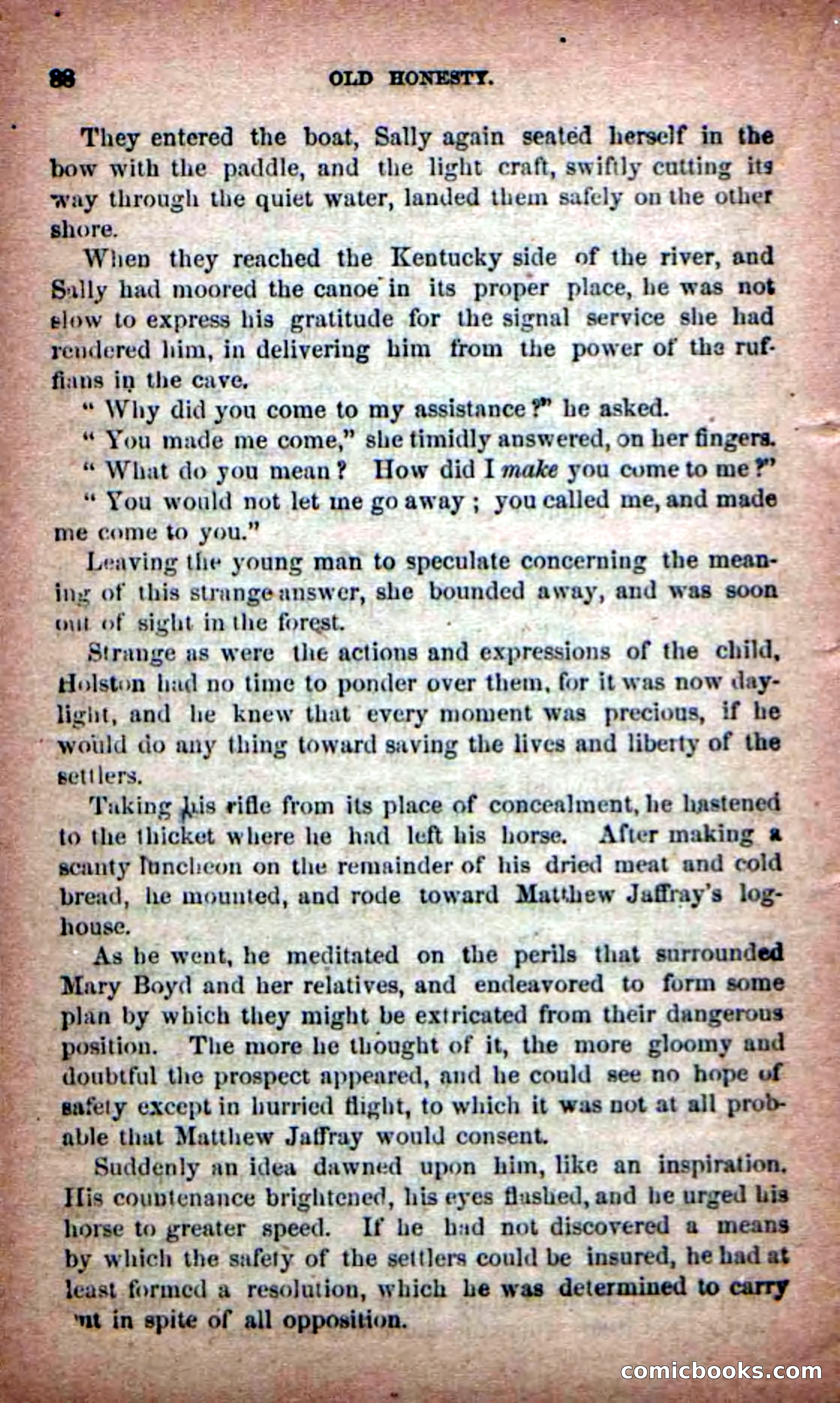 Beadle's New Dime Novels: Old Honesty — page 84 of 98