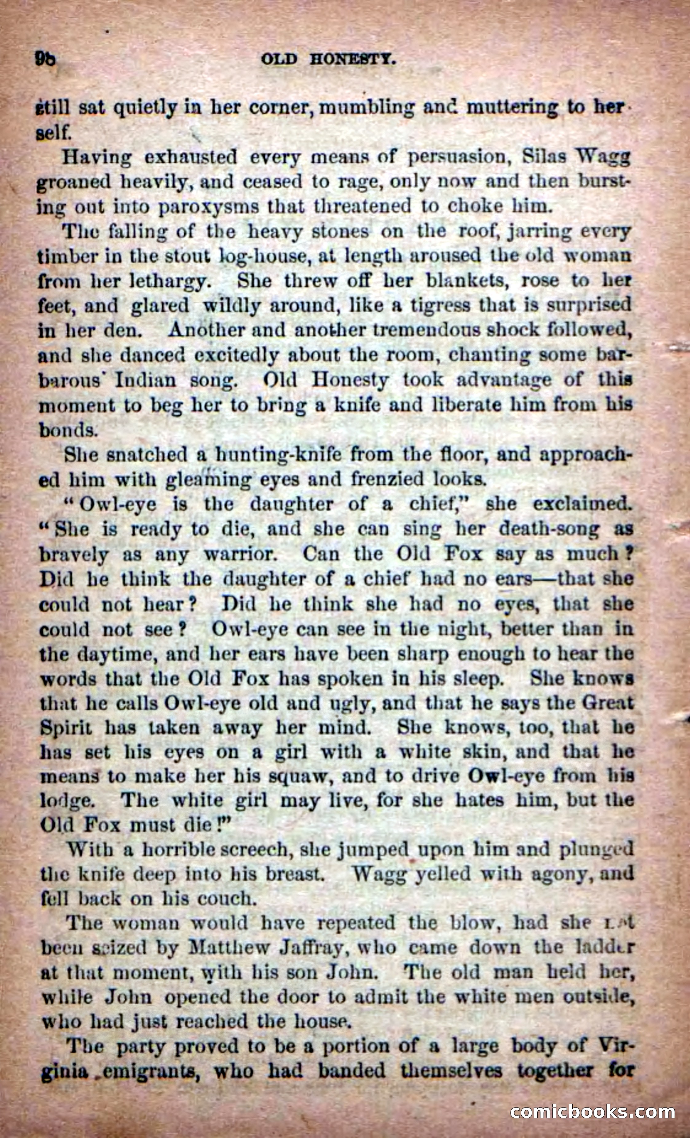 Beadle's New Dime Novels: Old Honesty — page 94 of 98