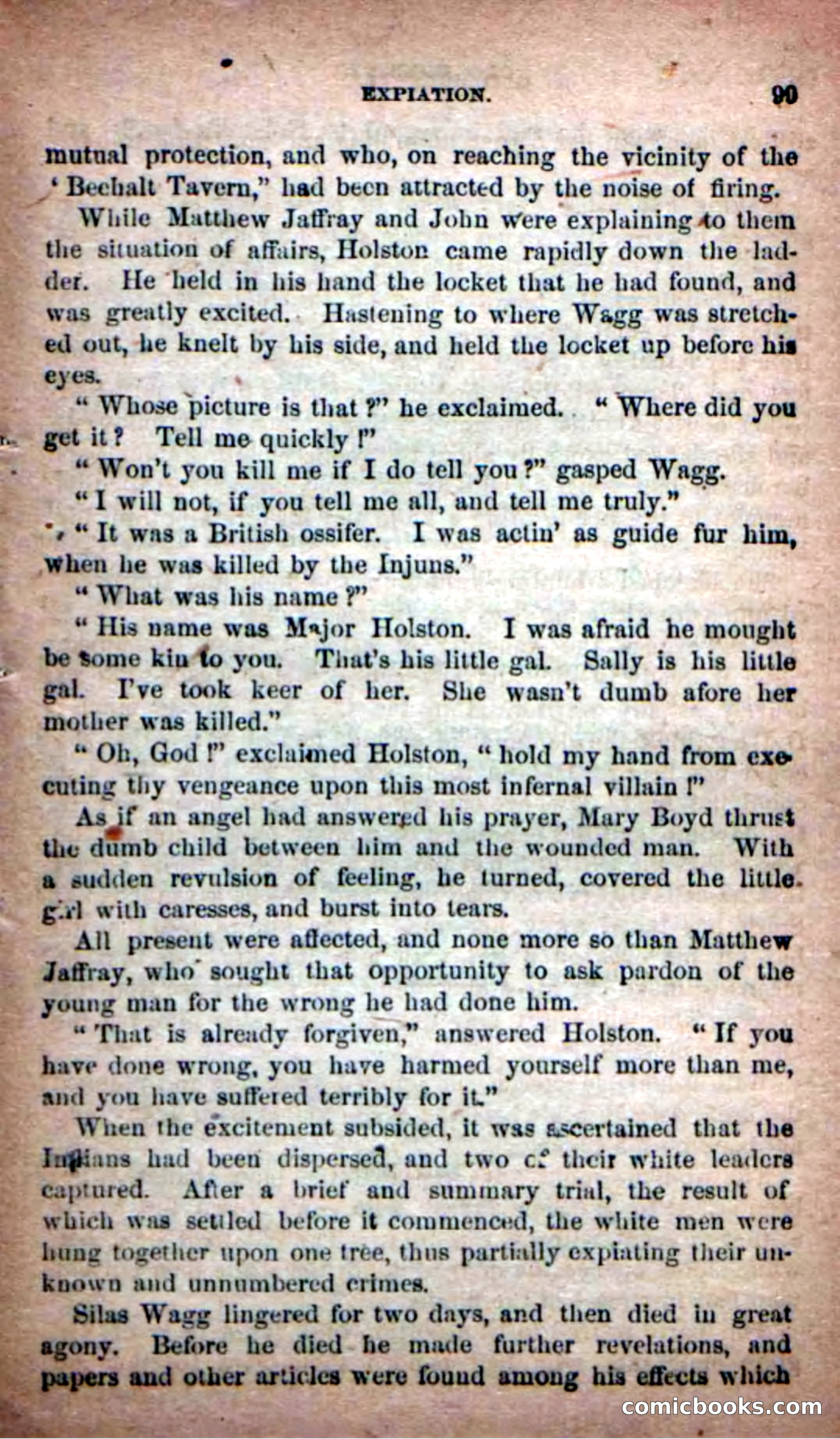 Beadle's New Dime Novels: Old Honesty — page 95 of 98