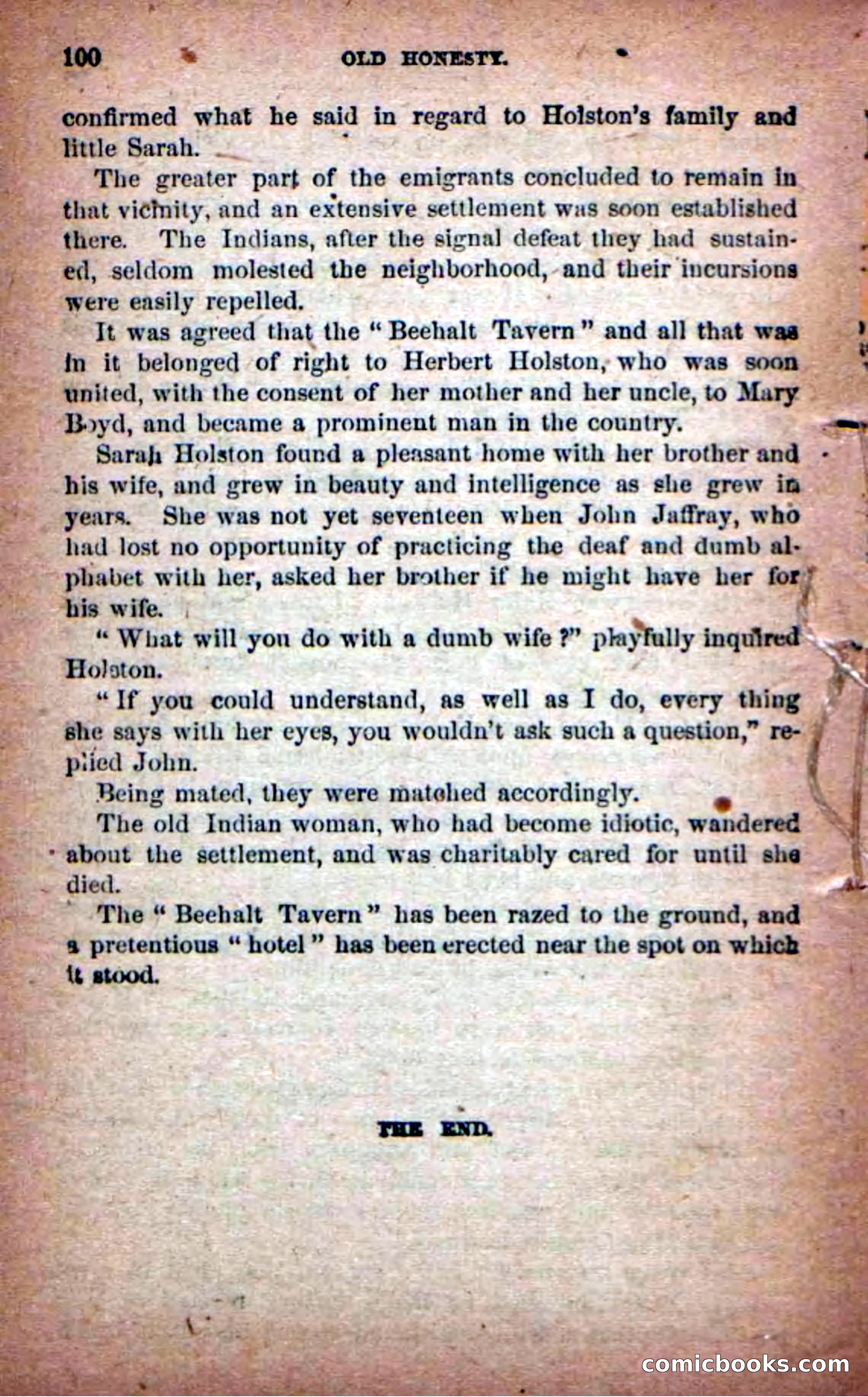 Beadle's New Dime Novels: Old Honesty — page 96 of 98