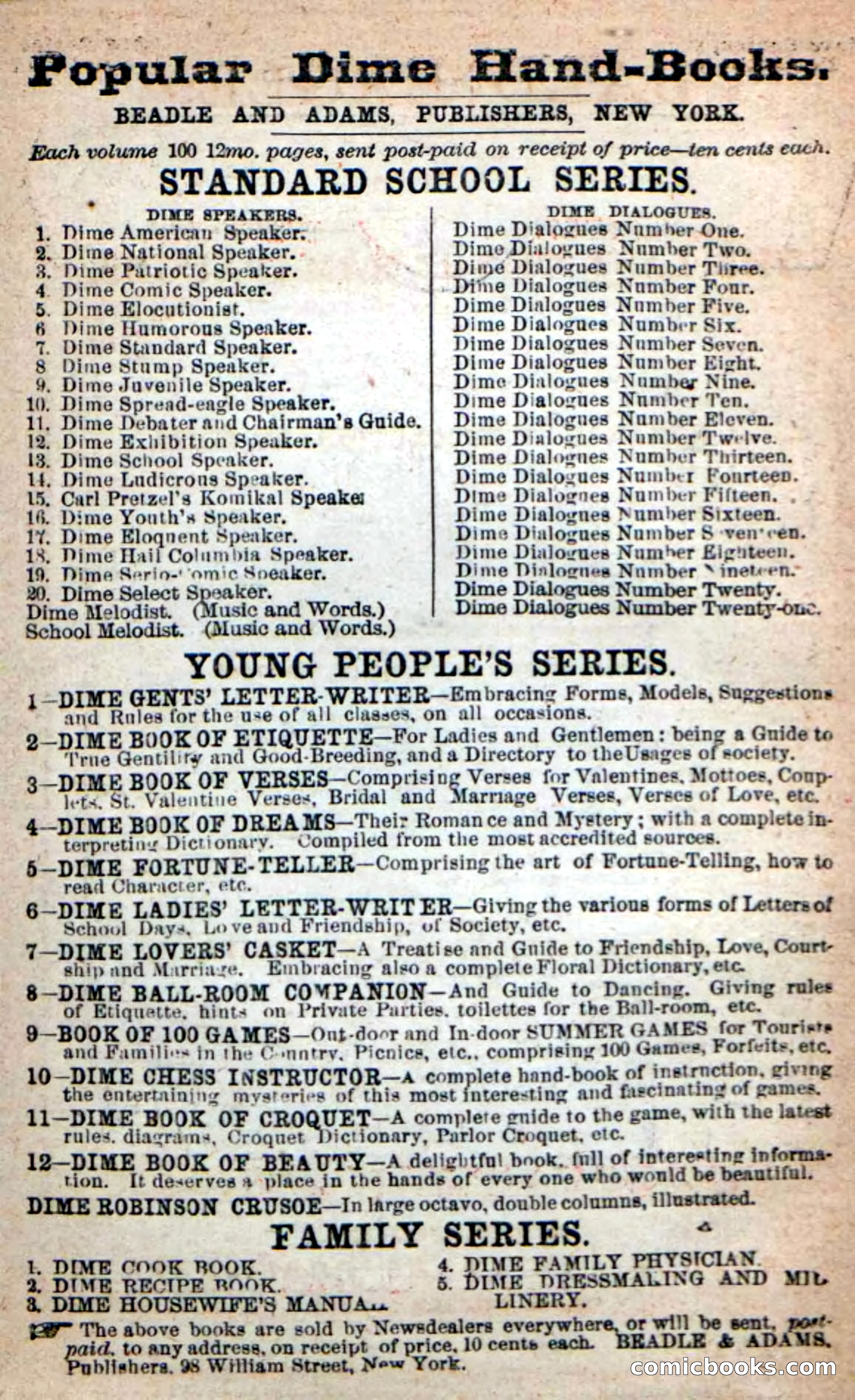 Beadle's New Dime Novels: Bald Eagle — page 2 of 98