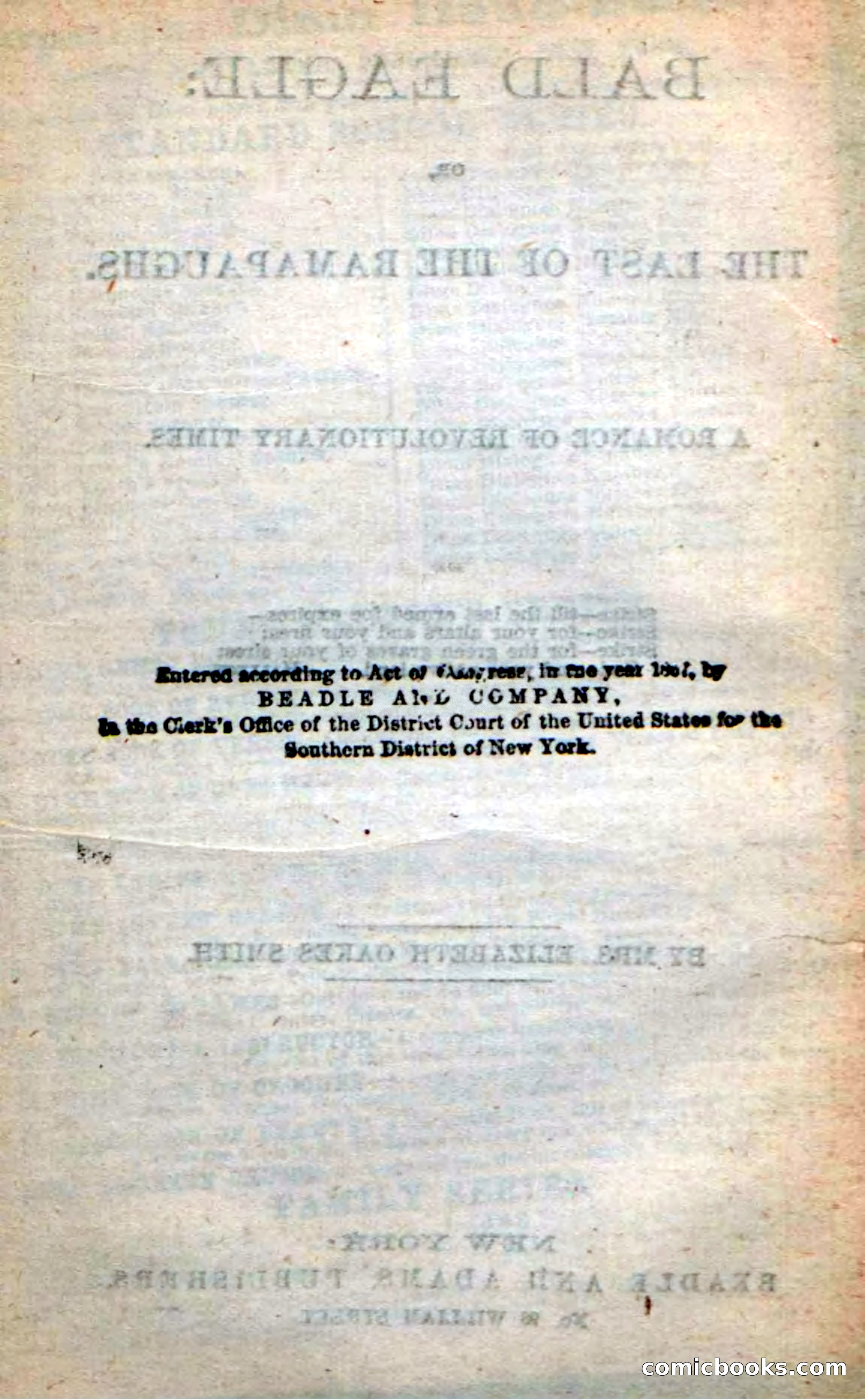 Beadle's New Dime Novels: Bald Eagle — page 4 of 98