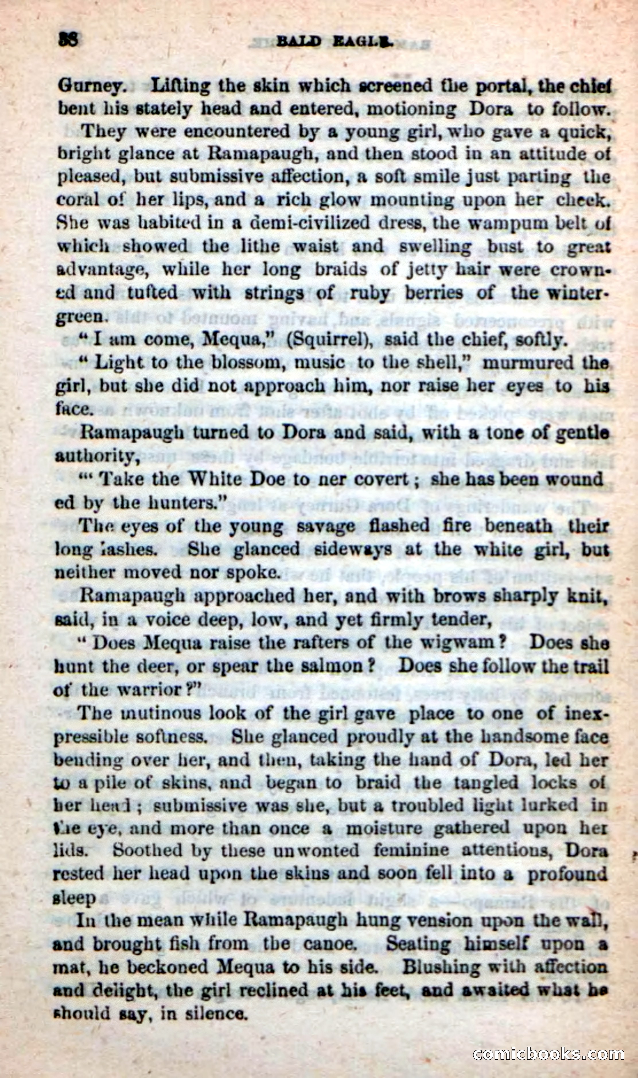 Beadle's New Dime Novels: Bald Eagle — page 34 of 98