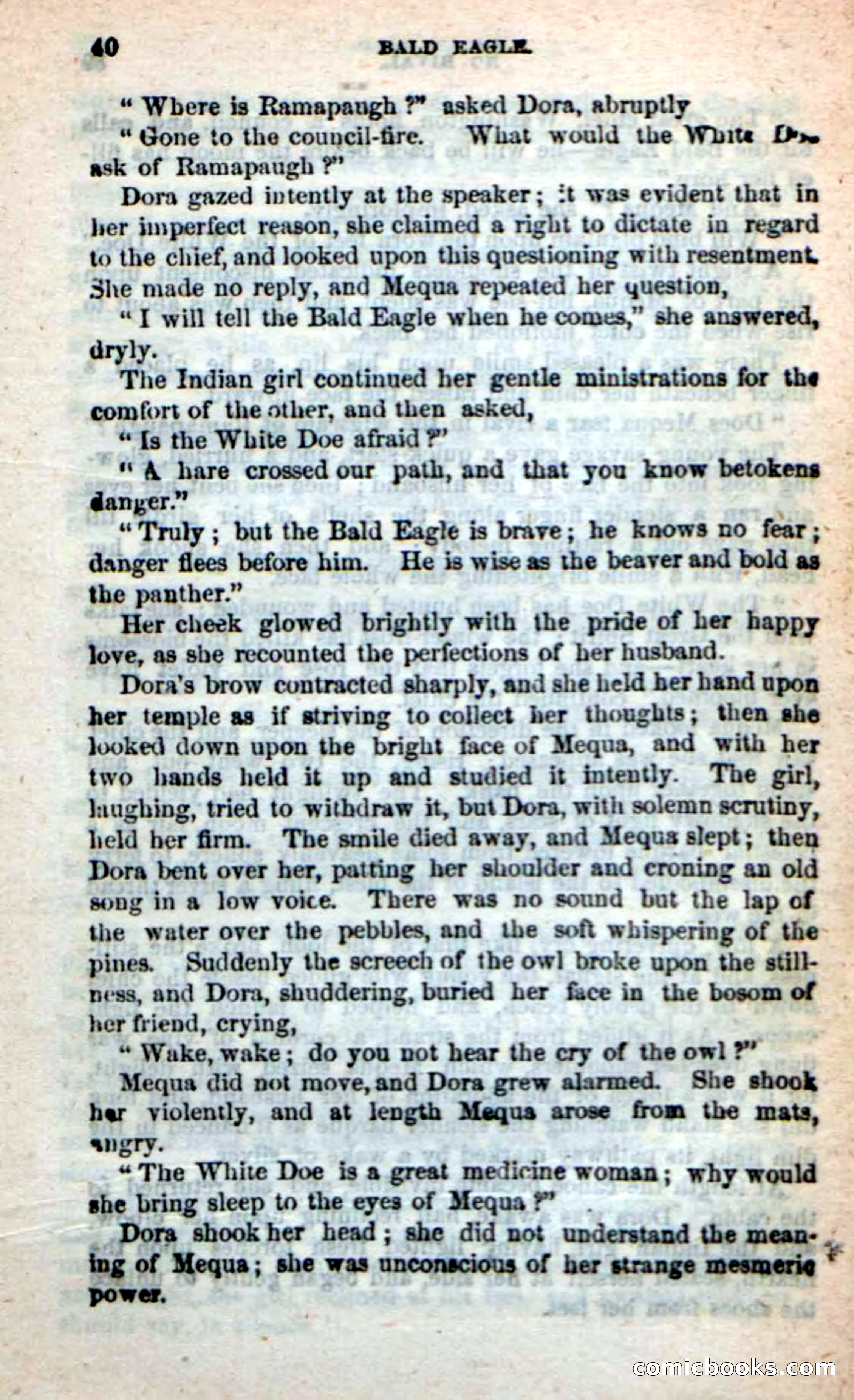 Beadle's New Dime Novels: Bald Eagle — page 36 of 98