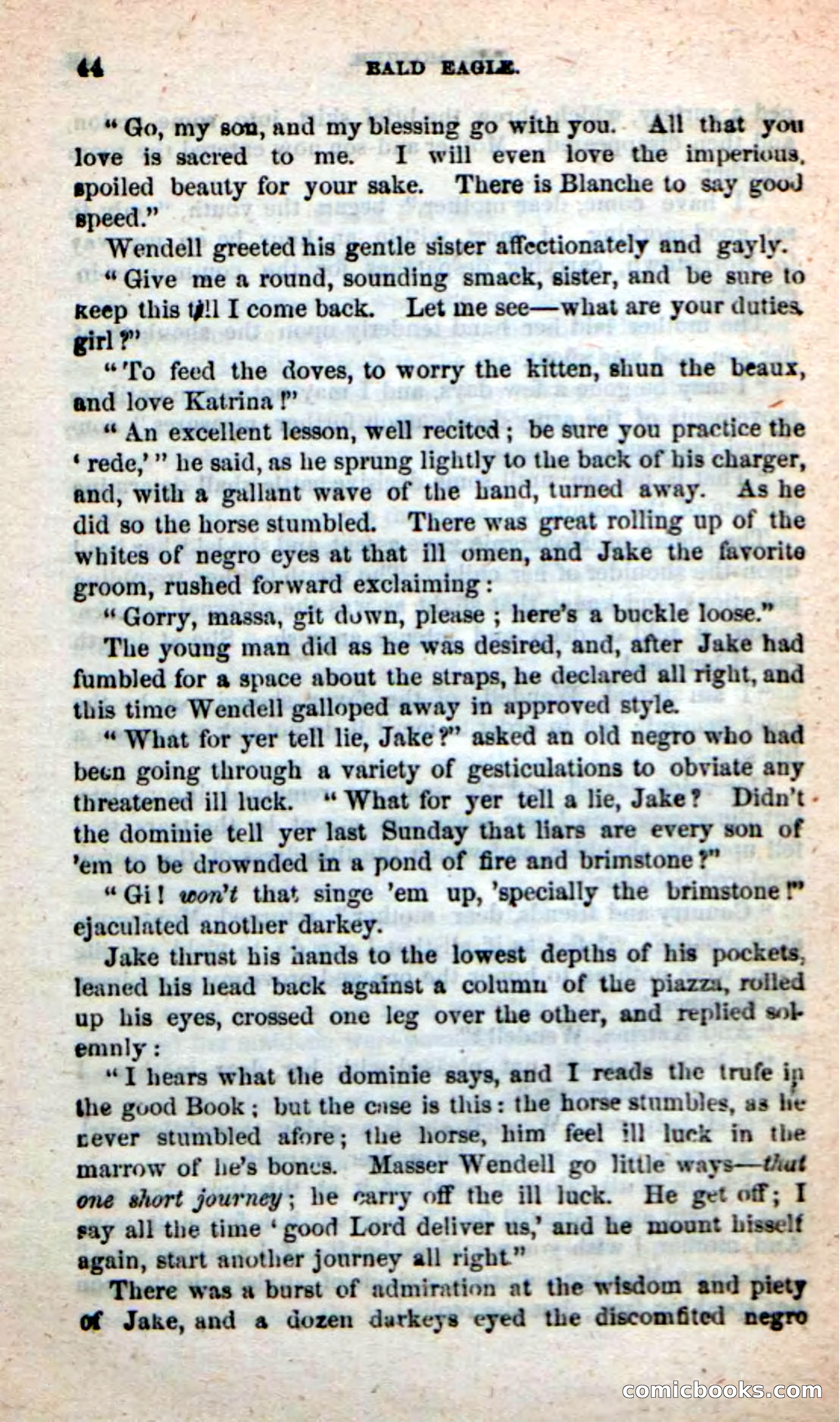 Beadle's New Dime Novels: Bald Eagle — page 40 of 98