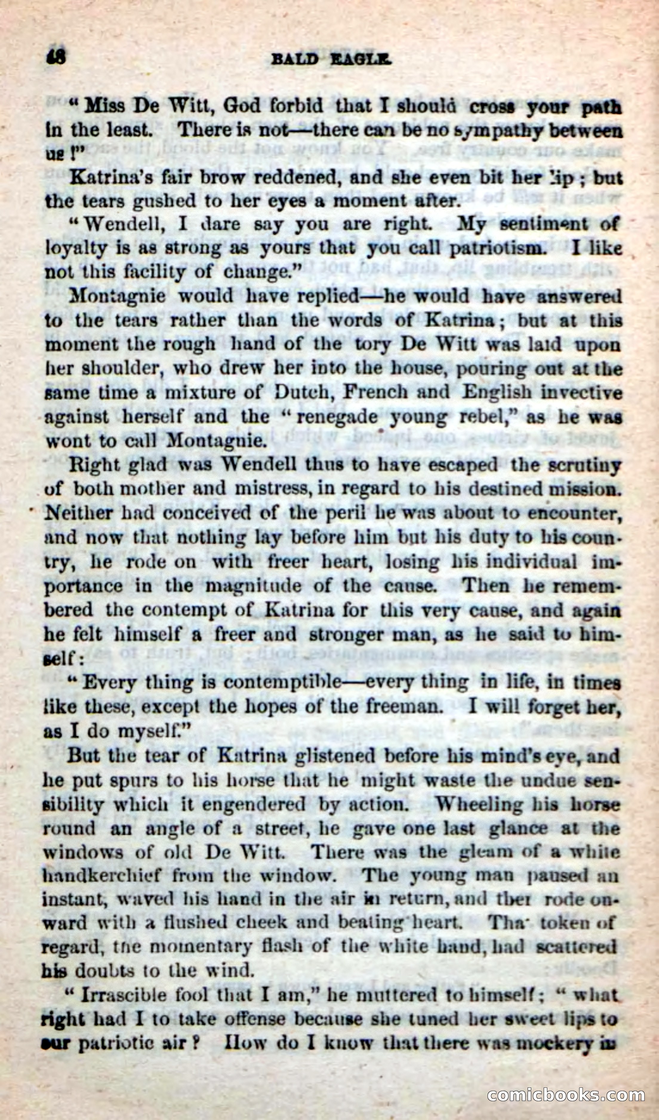 Beadle's New Dime Novels: Bald Eagle — page 44 of 98