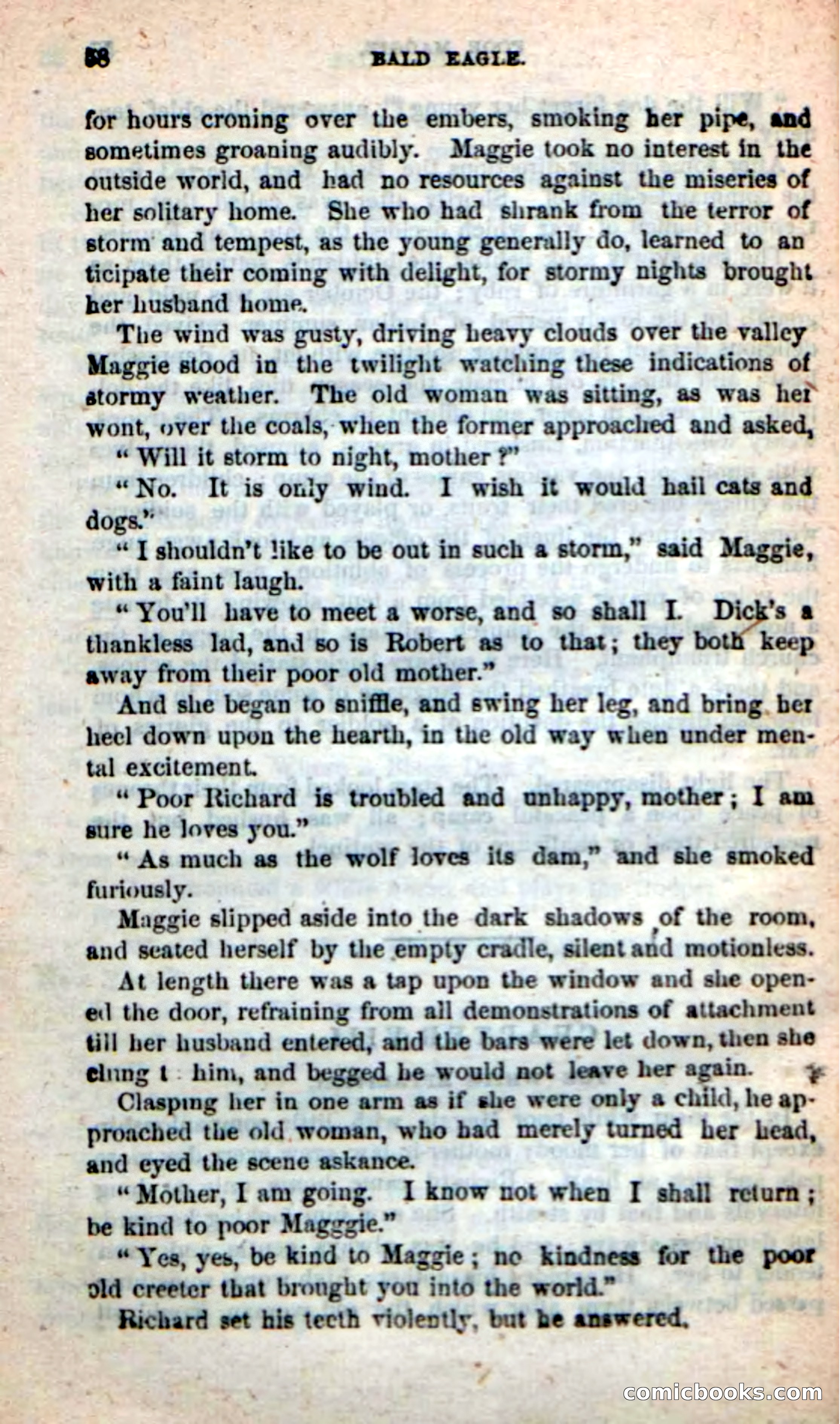 Beadle's New Dime Novels: Bald Eagle — page 54 of 98
