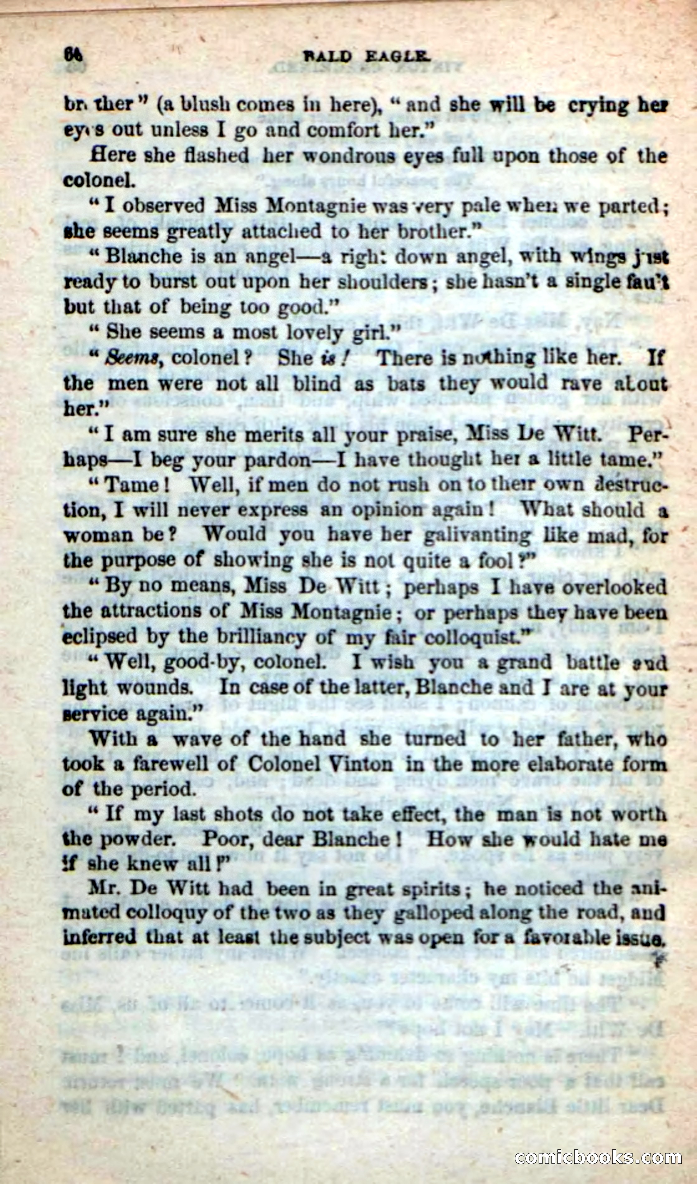 Beadle's New Dime Novels: Bald Eagle — page 62 of 98