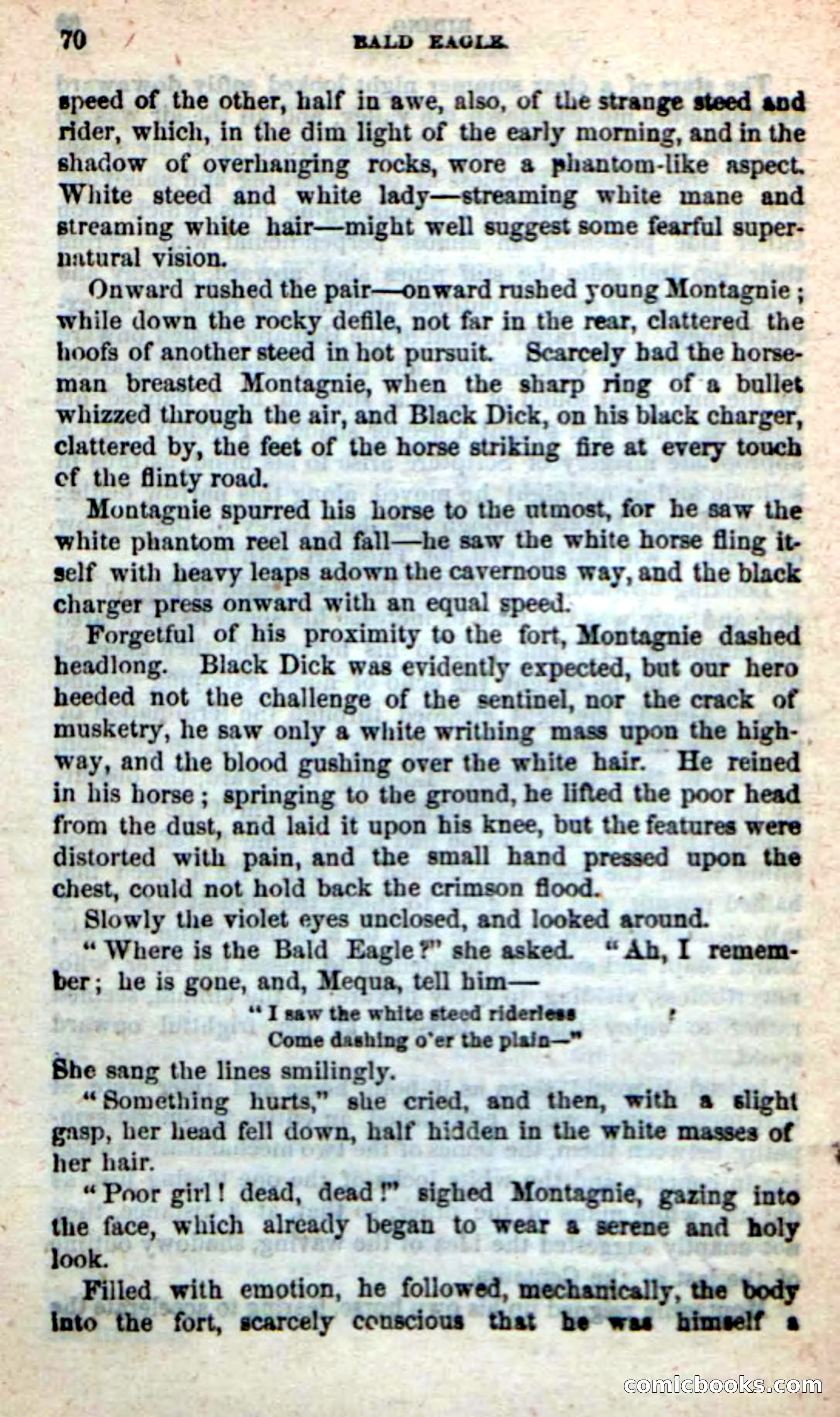 Beadle's New Dime Novels: Bald Eagle — page 66 of 98