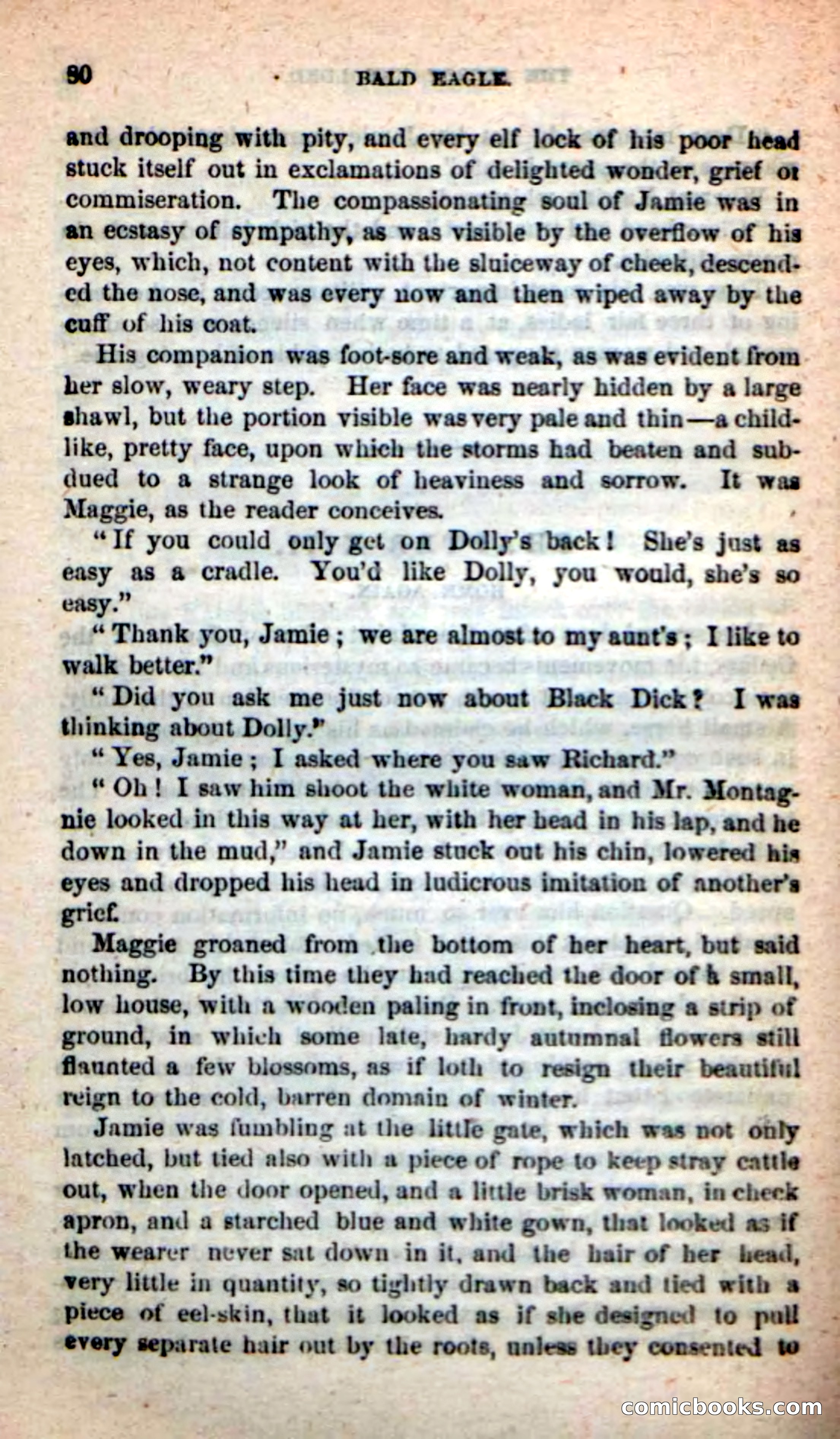 Beadle's New Dime Novels: Bald Eagle — page 76 of 98