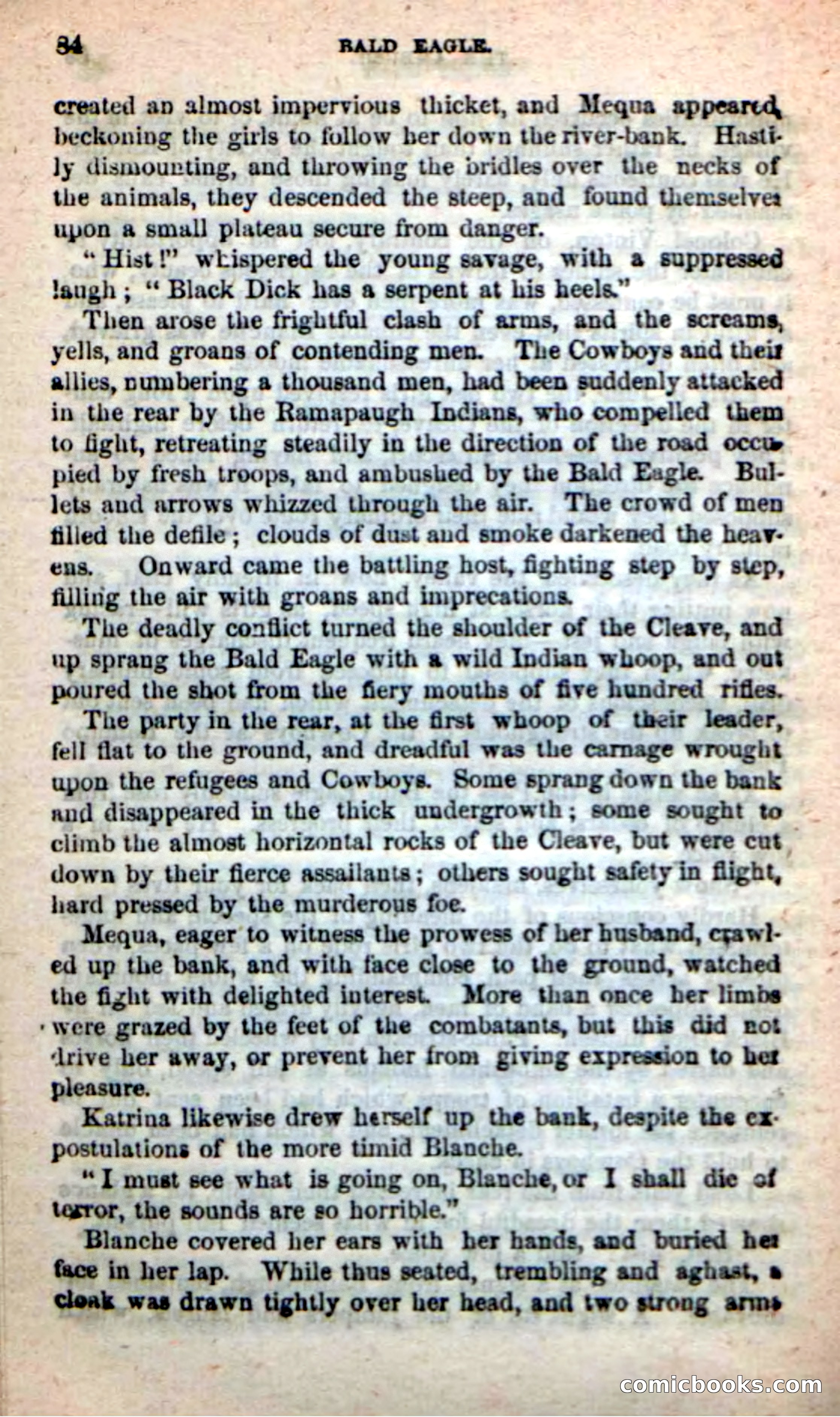 Beadle's New Dime Novels: Bald Eagle — page 80 of 98