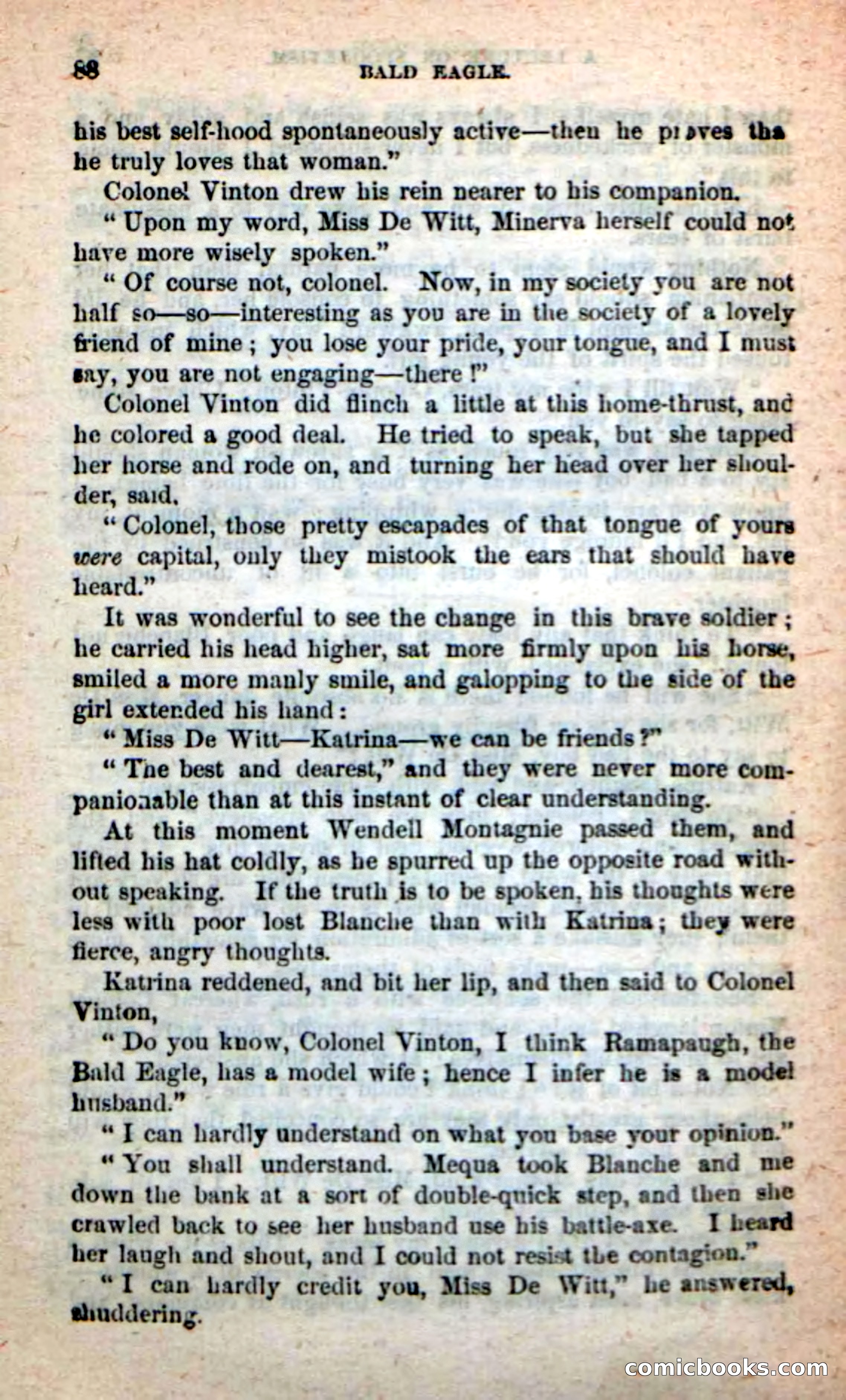 Beadle's New Dime Novels: Bald Eagle — page 84 of 98