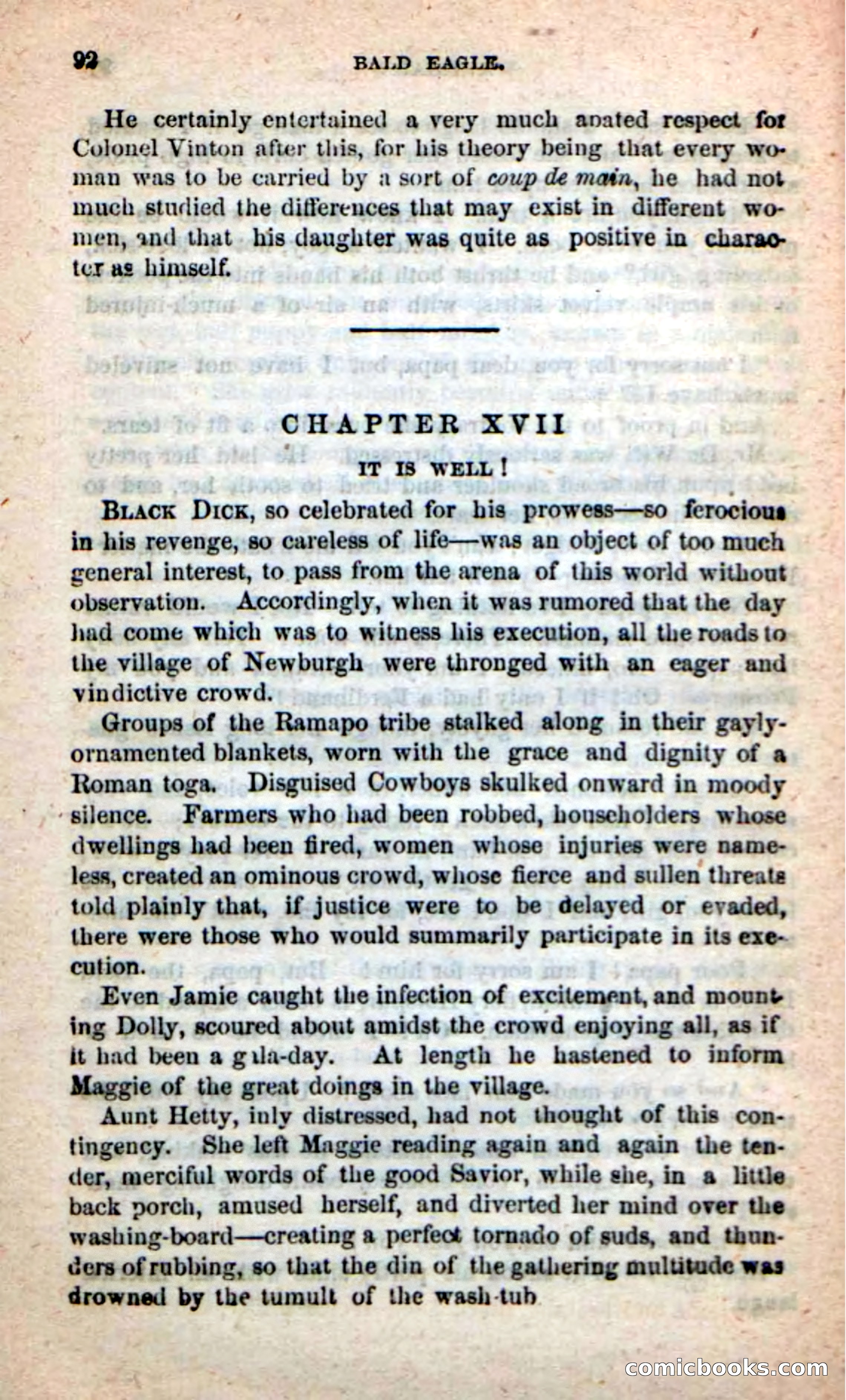 Beadle's New Dime Novels: Bald Eagle — page 88 of 98