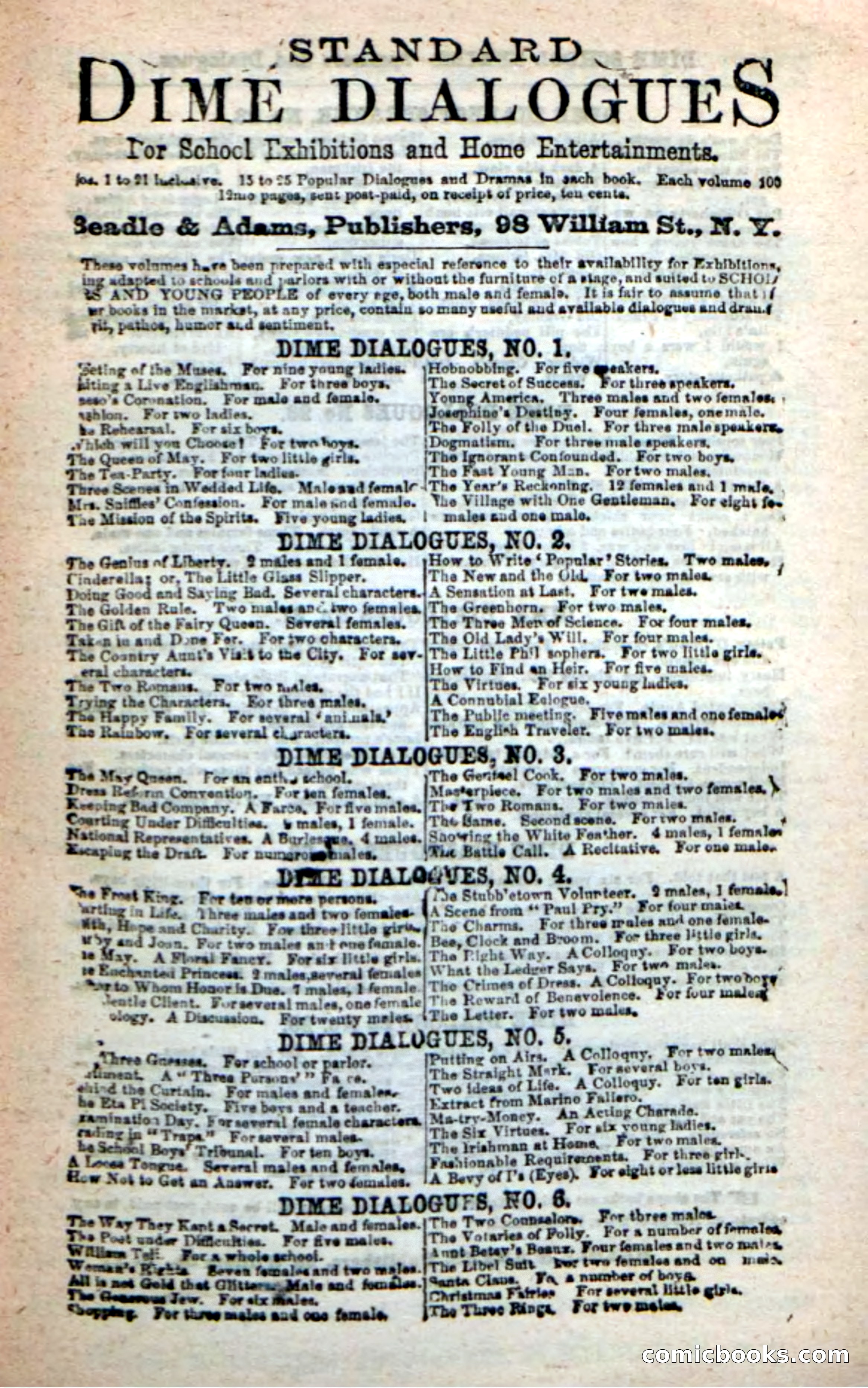 Beadle's New Dime Novels: Bald Eagle — page 97 of 98