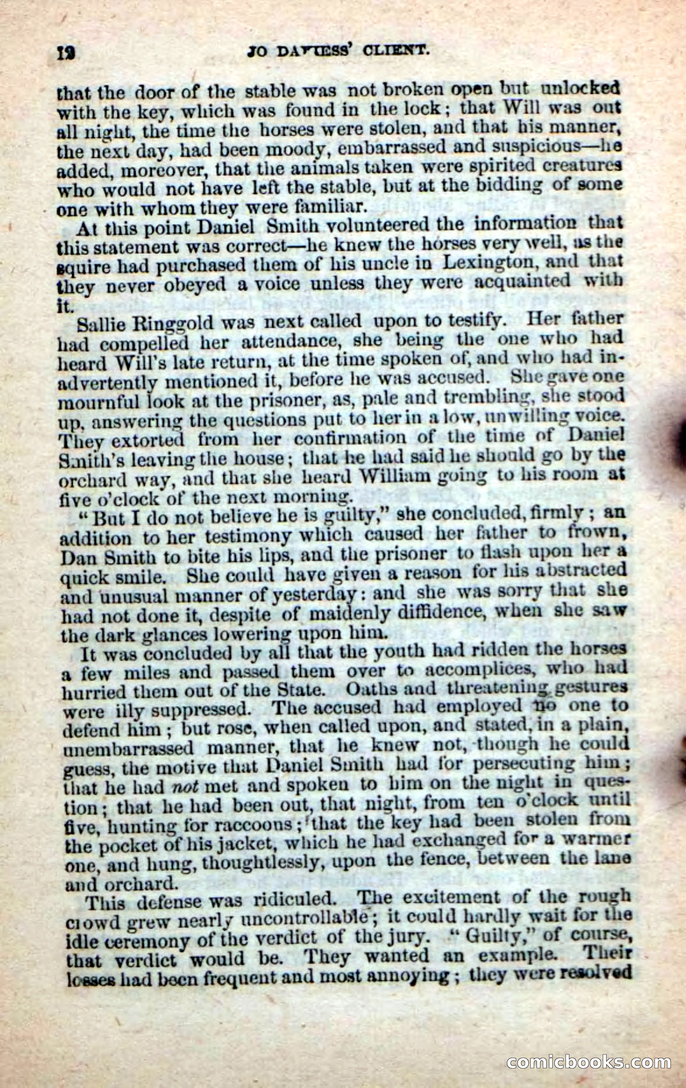 Jo Daviess' Client — page 8 of 100