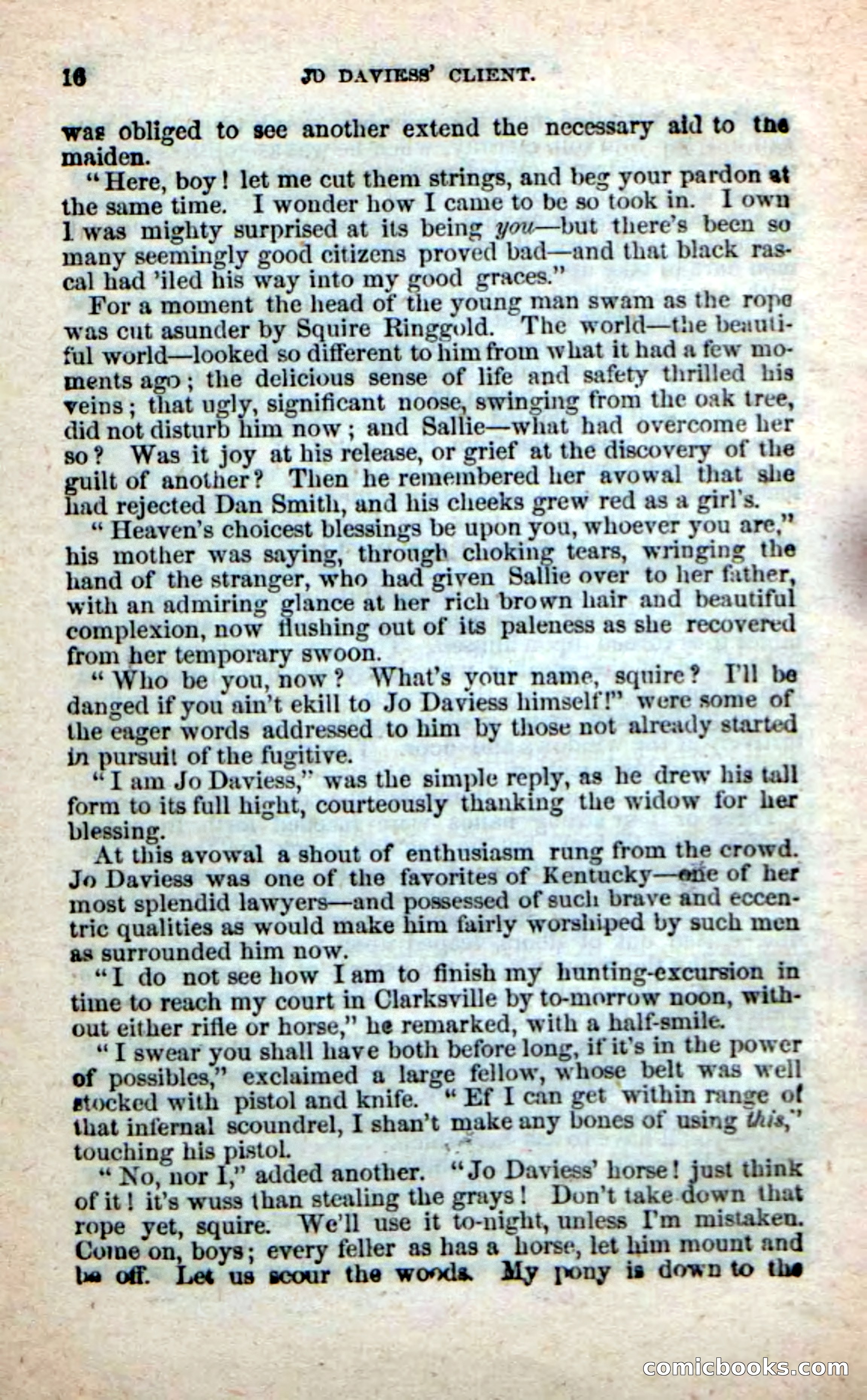 Jo Daviess' Client — page 12 of 100