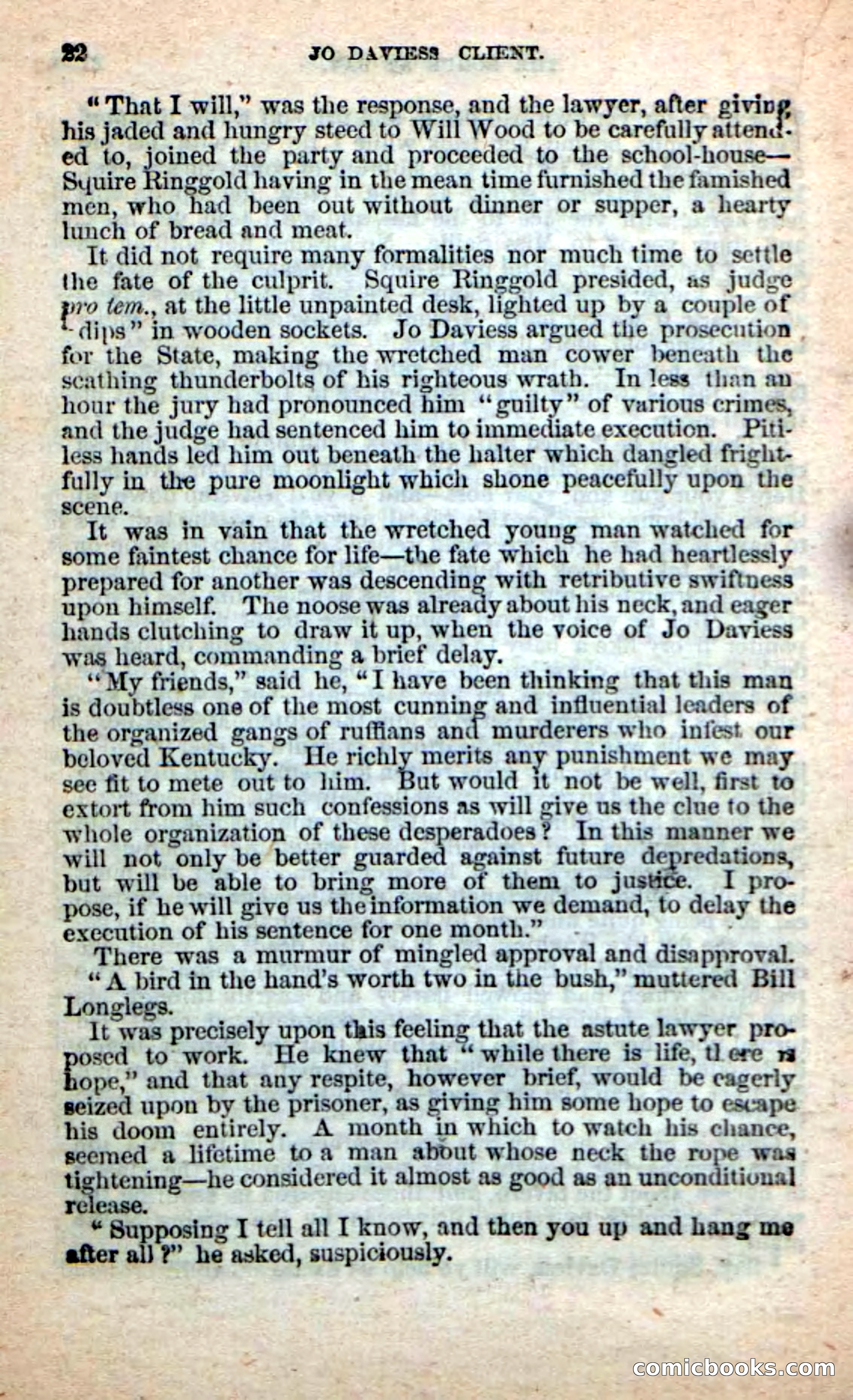 Jo Daviess' Client — page 18 of 100
