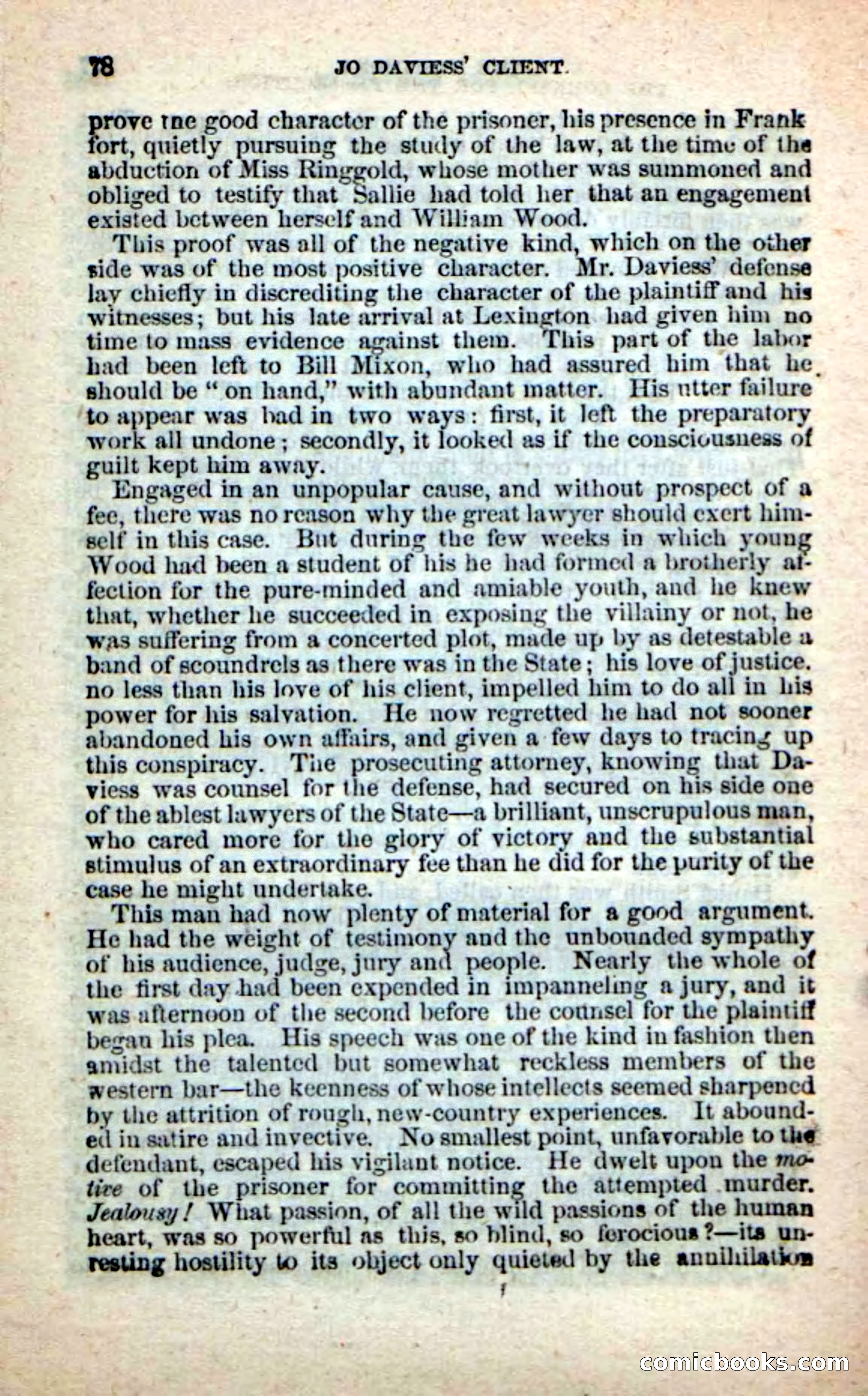 Jo Daviess' Client — page 74 of 100