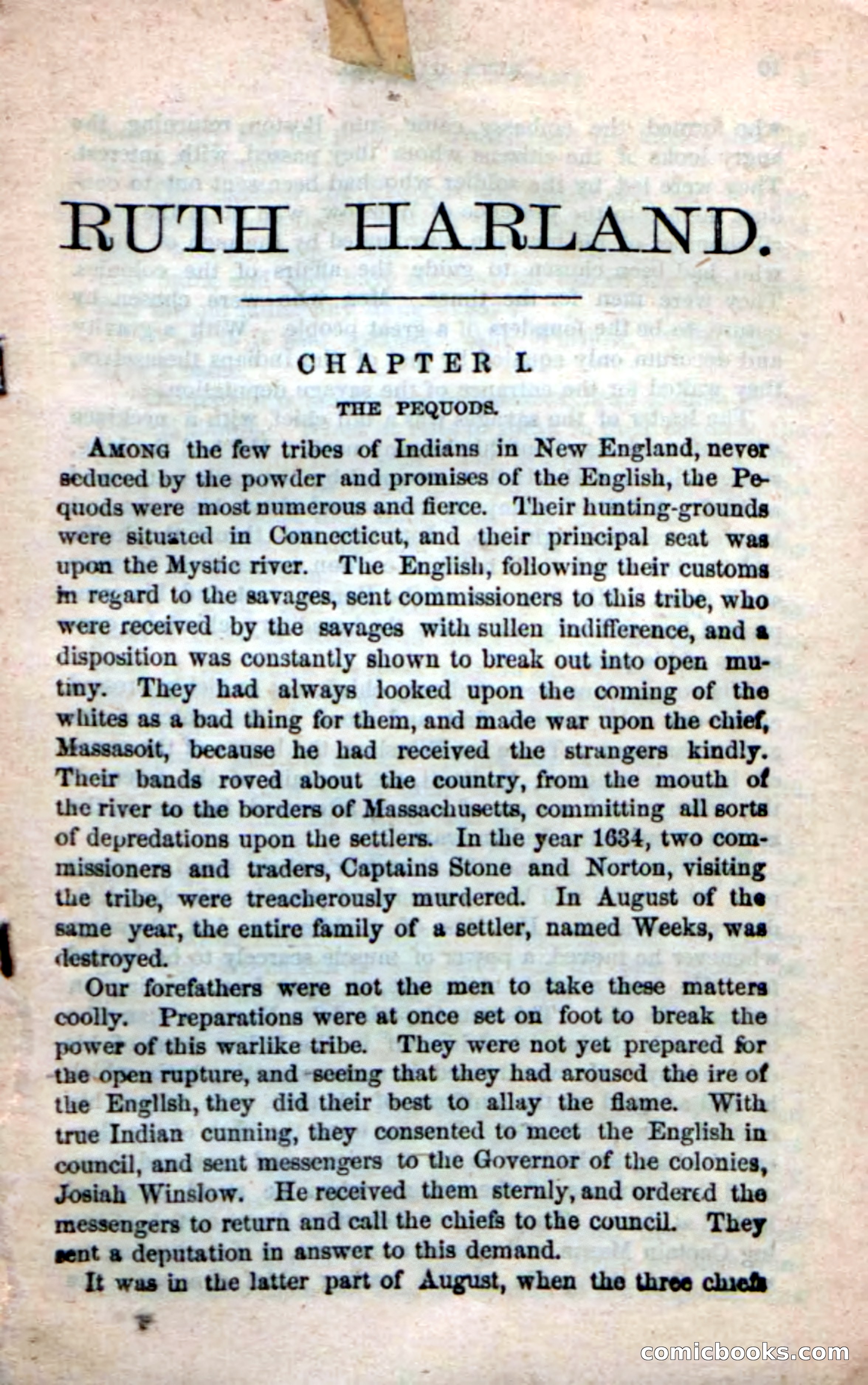 Beadle's New Dime Novels: Ruth Harland — page 5 of 100