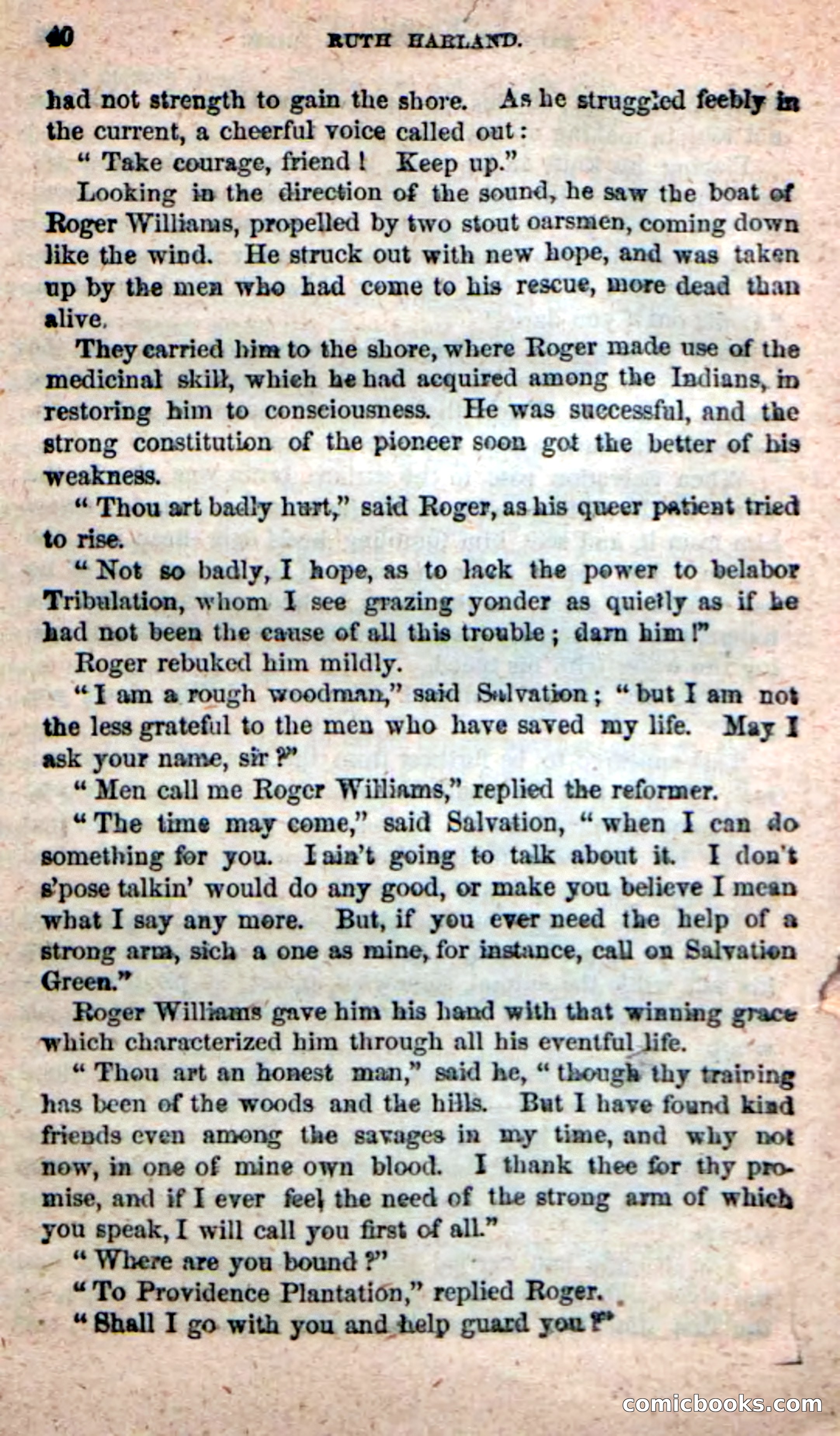 Beadle's New Dime Novels: Ruth Harland — page 36 of 100
