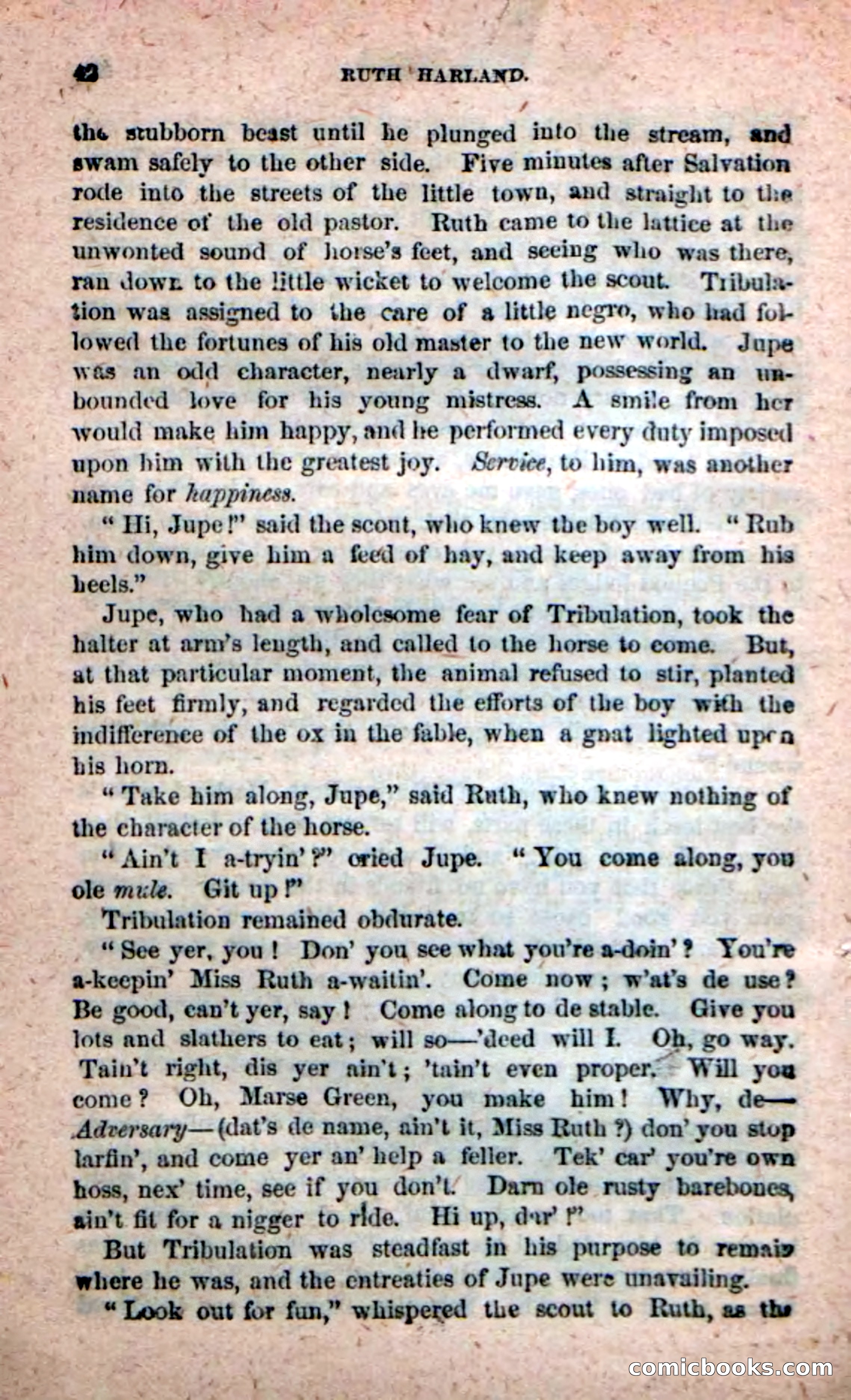 Beadle's New Dime Novels: Ruth Harland — page 38 of 100