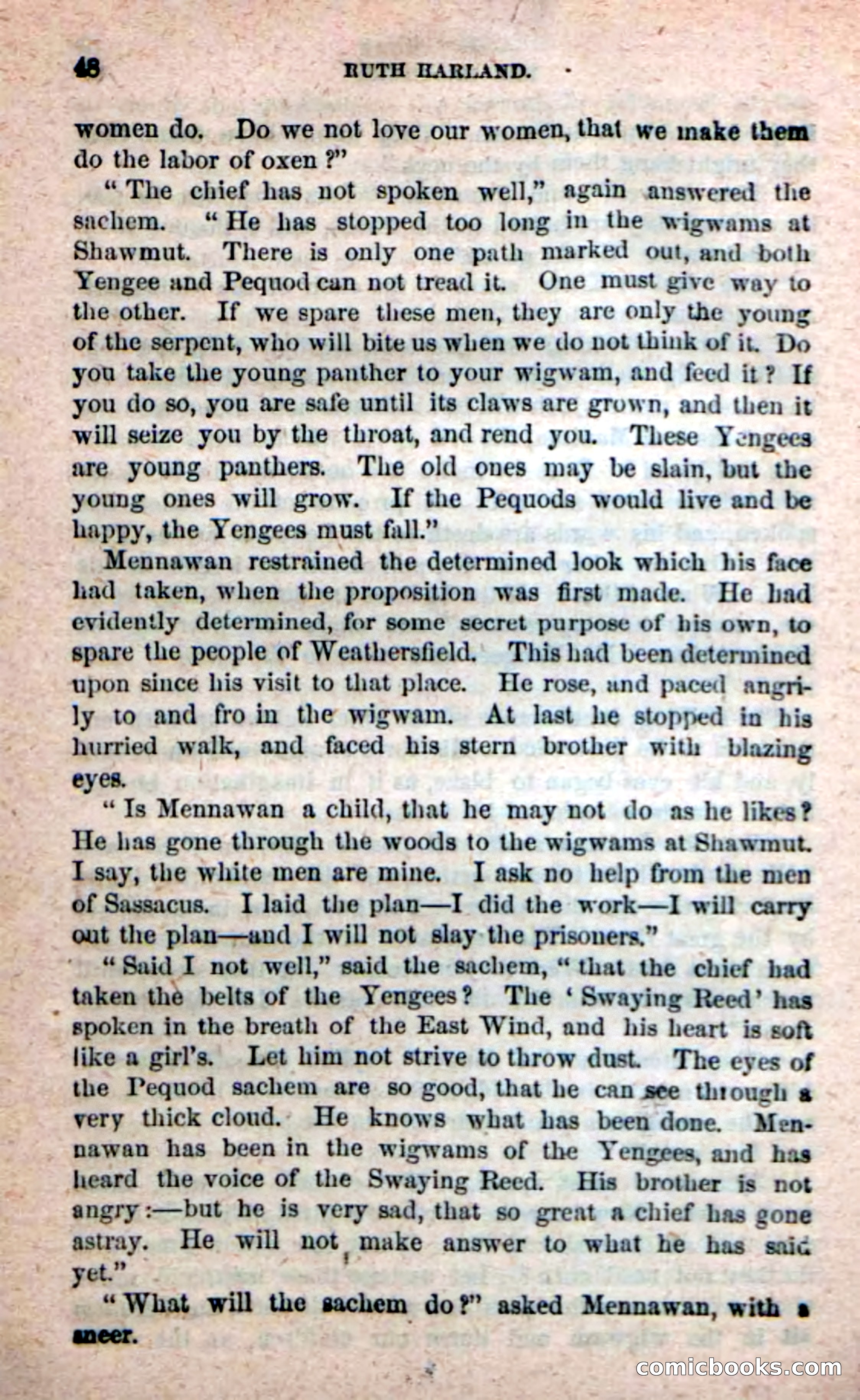 Beadle's New Dime Novels: Ruth Harland — page 44 of 100