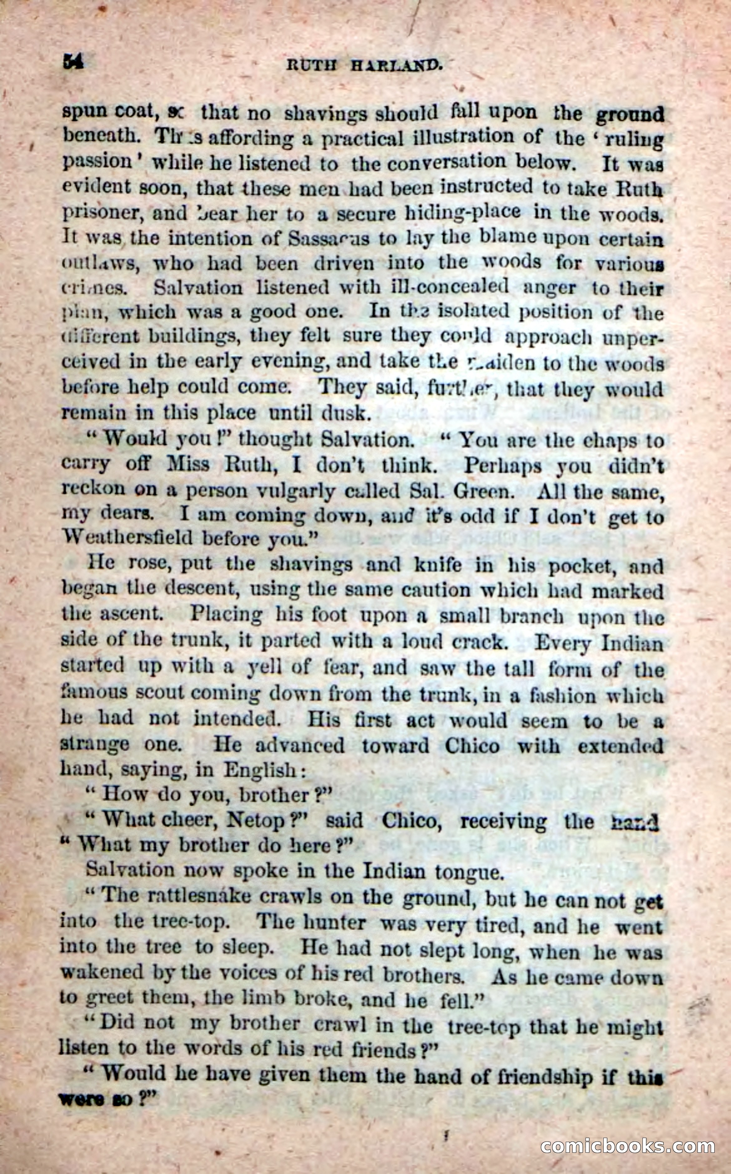 Beadle's New Dime Novels: Ruth Harland — page 50 of 100