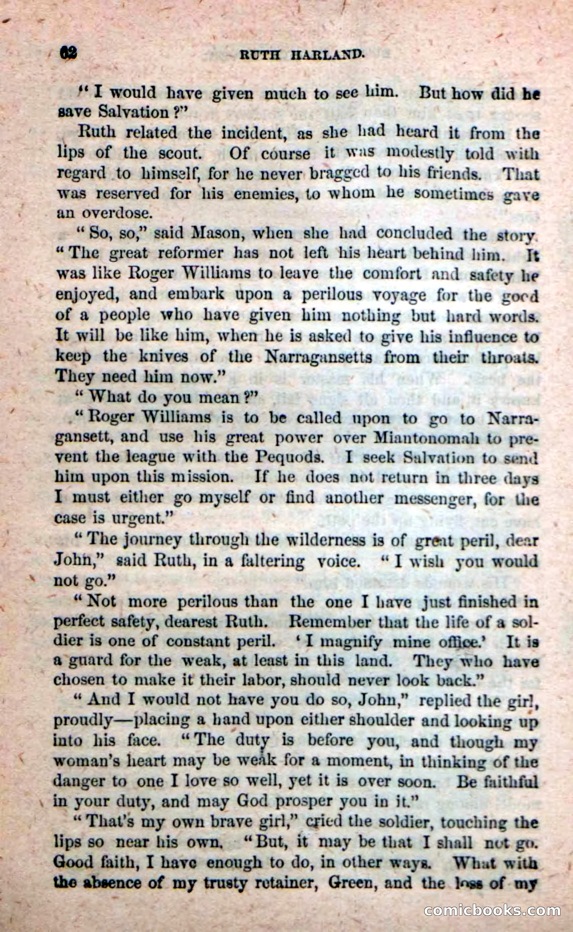 Beadle's New Dime Novels: Ruth Harland — page 58 of 100