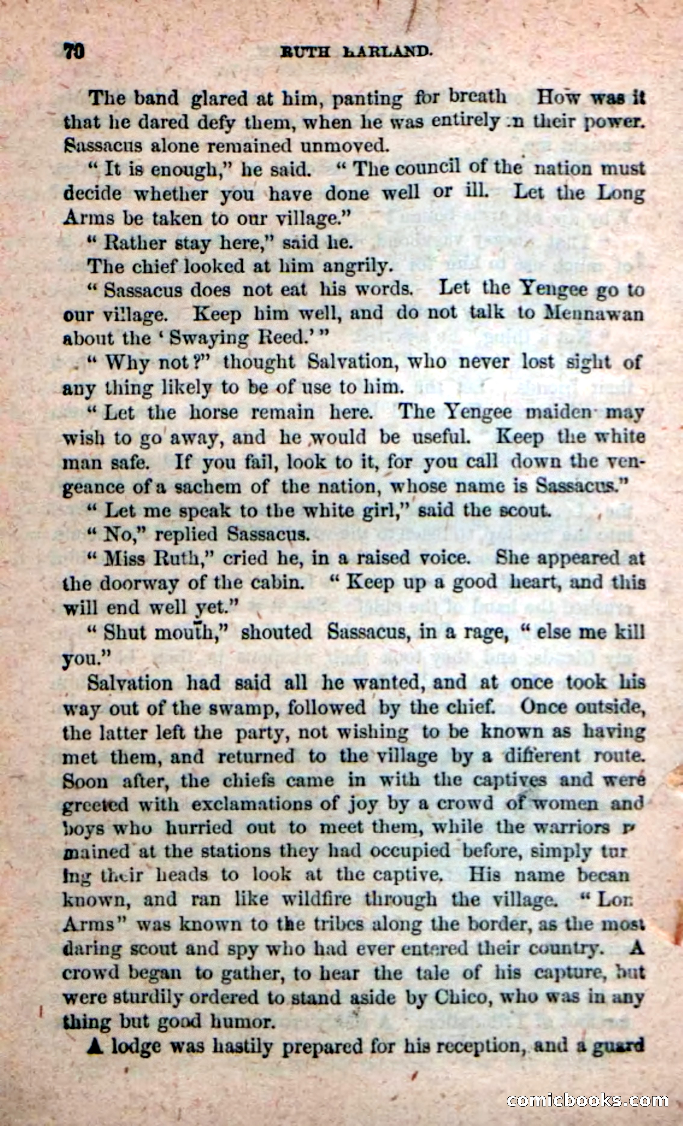 Beadle's New Dime Novels: Ruth Harland — page 66 of 100