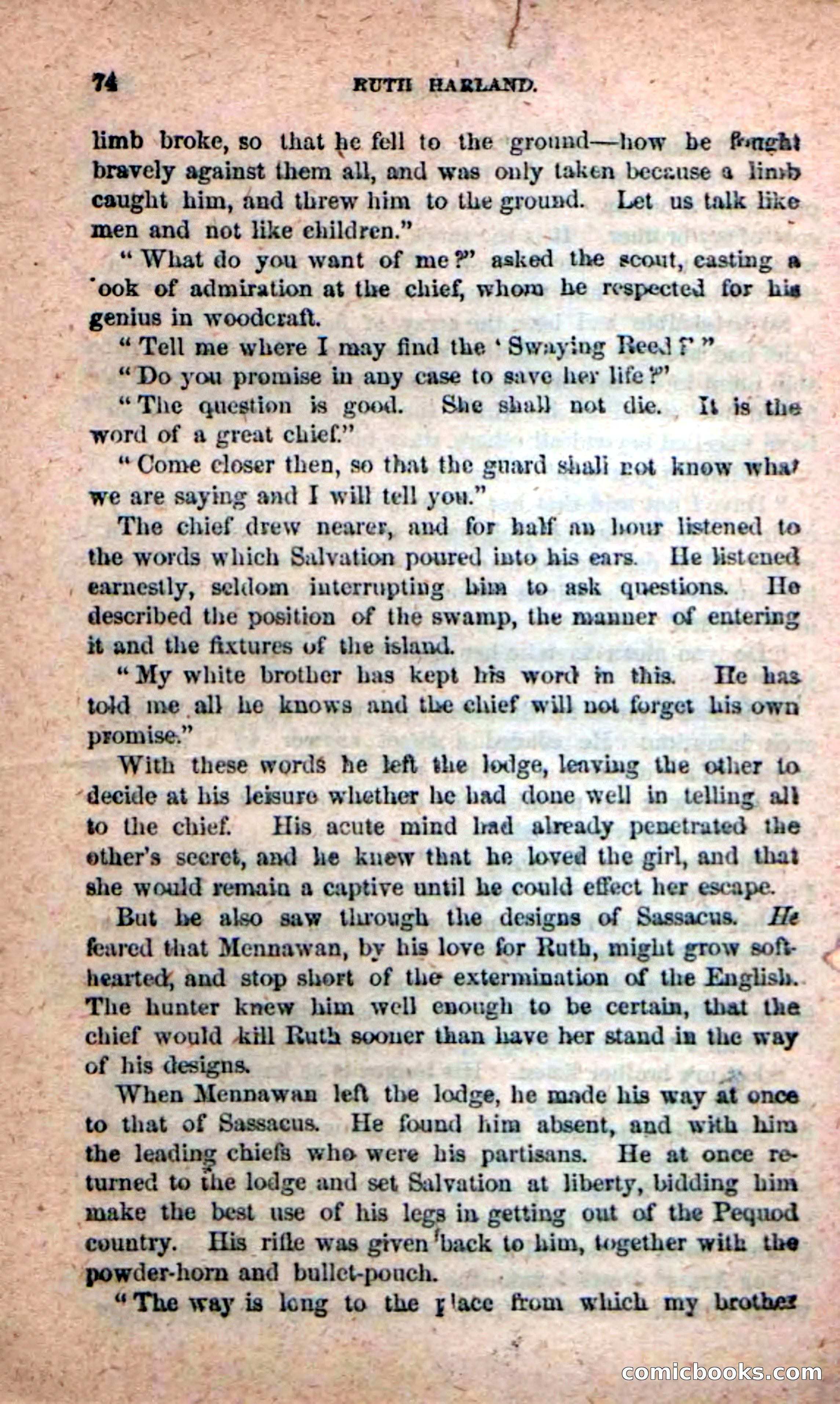 Beadle's New Dime Novels: Ruth Harland — page 70 of 100